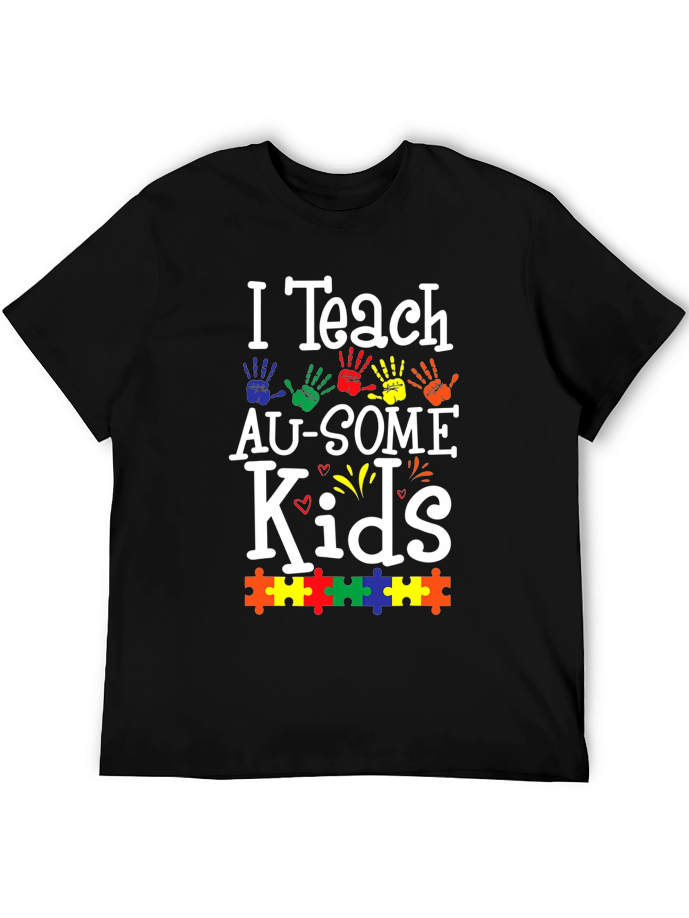 I Teach AU-SOME Kids T-Shirt Autism Awareness