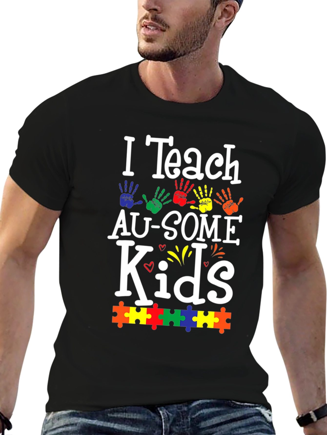 I Teach AU-SOME Kids T-Shirt Autism Awareness