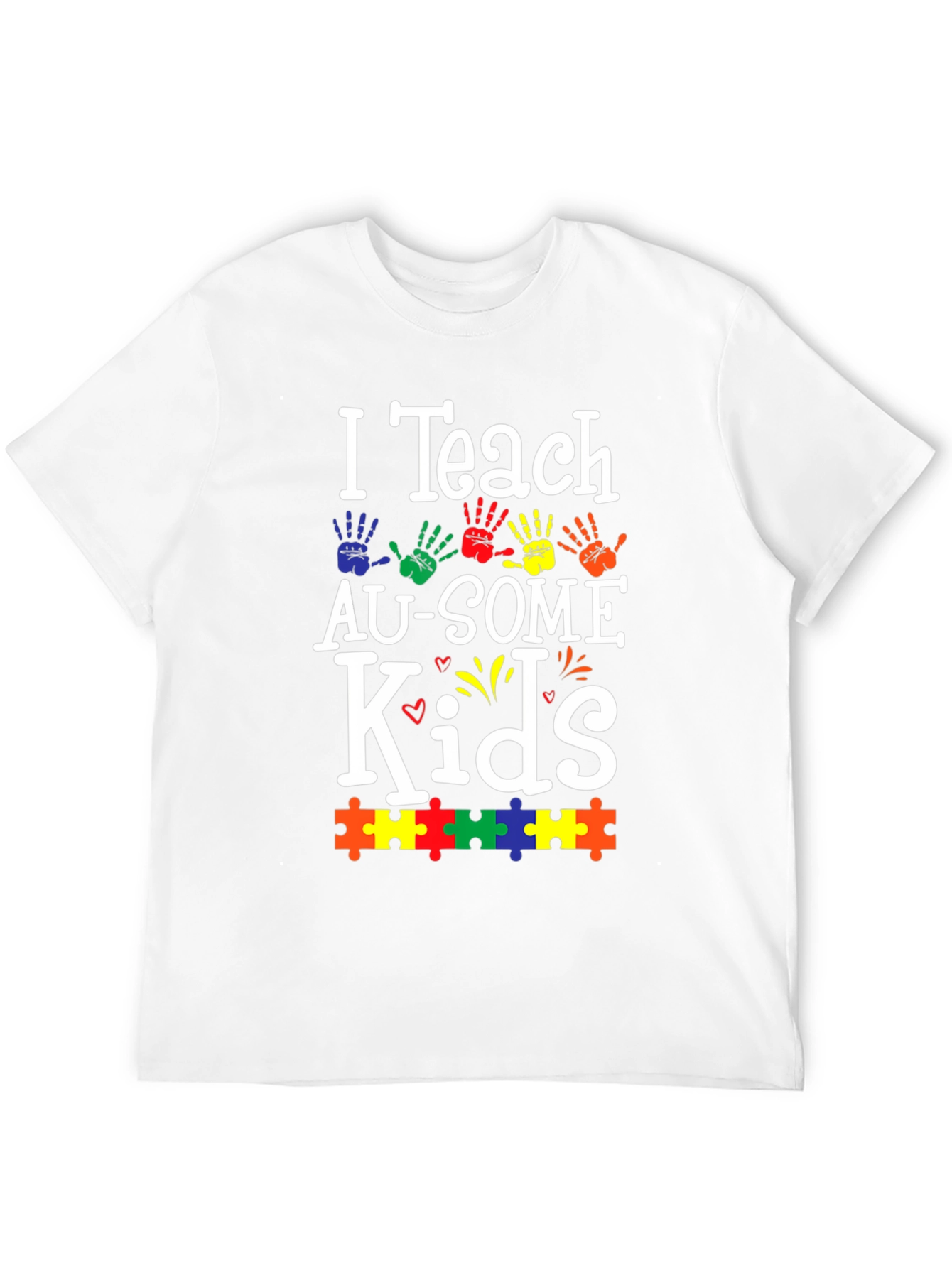 I Teach AU-SOME Kids T-Shirt Autism Awareness