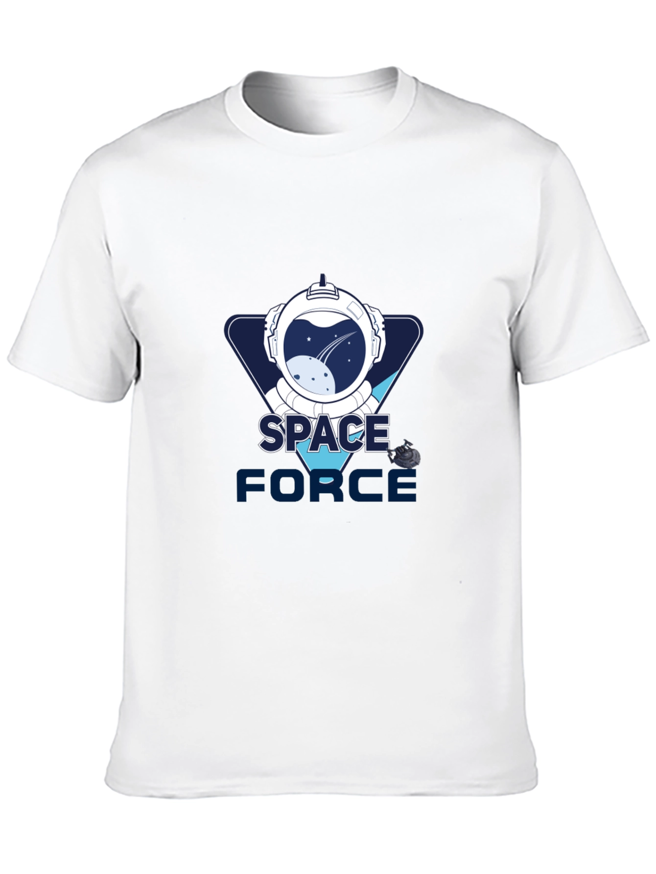 Space Force Graphic T-Shirt - Black Cotton Tee