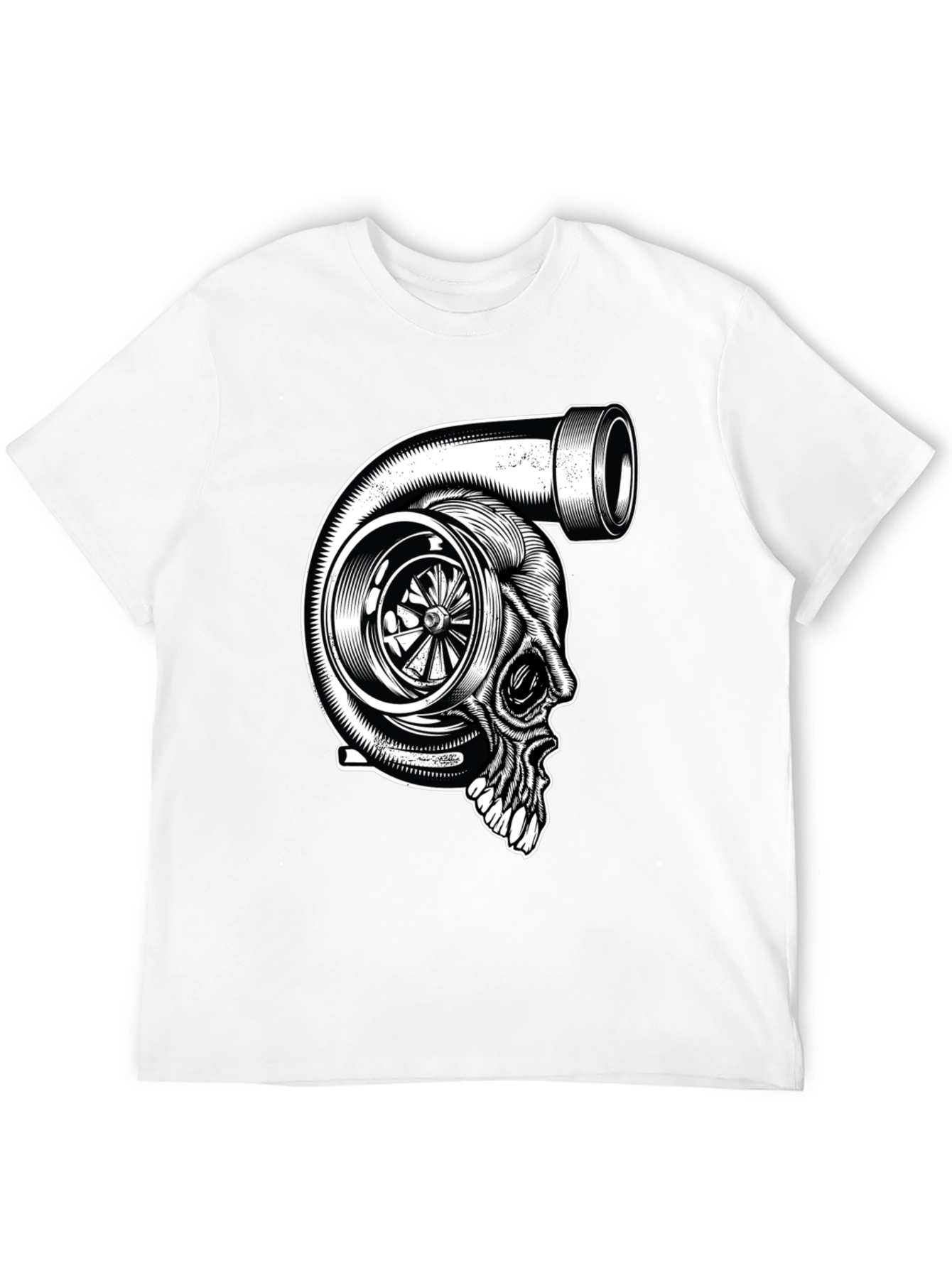 Turbo Skull Graphic Tee - Automotive Humor