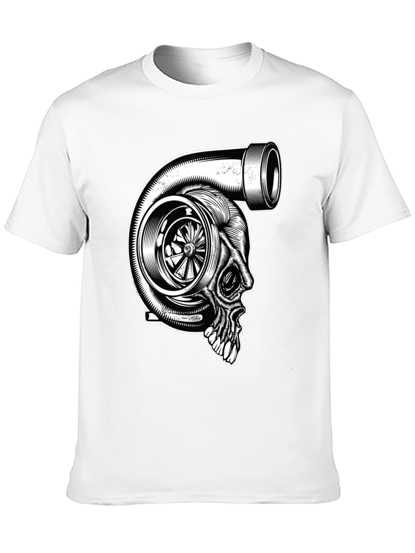 Turbo Skull Graphic Tee - Automotive Humor