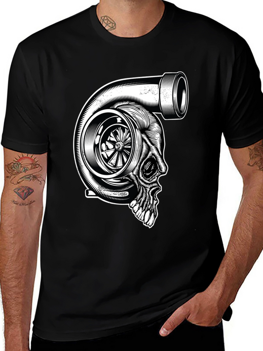 Turbo Skull Graphic Tee - Automotive Humor