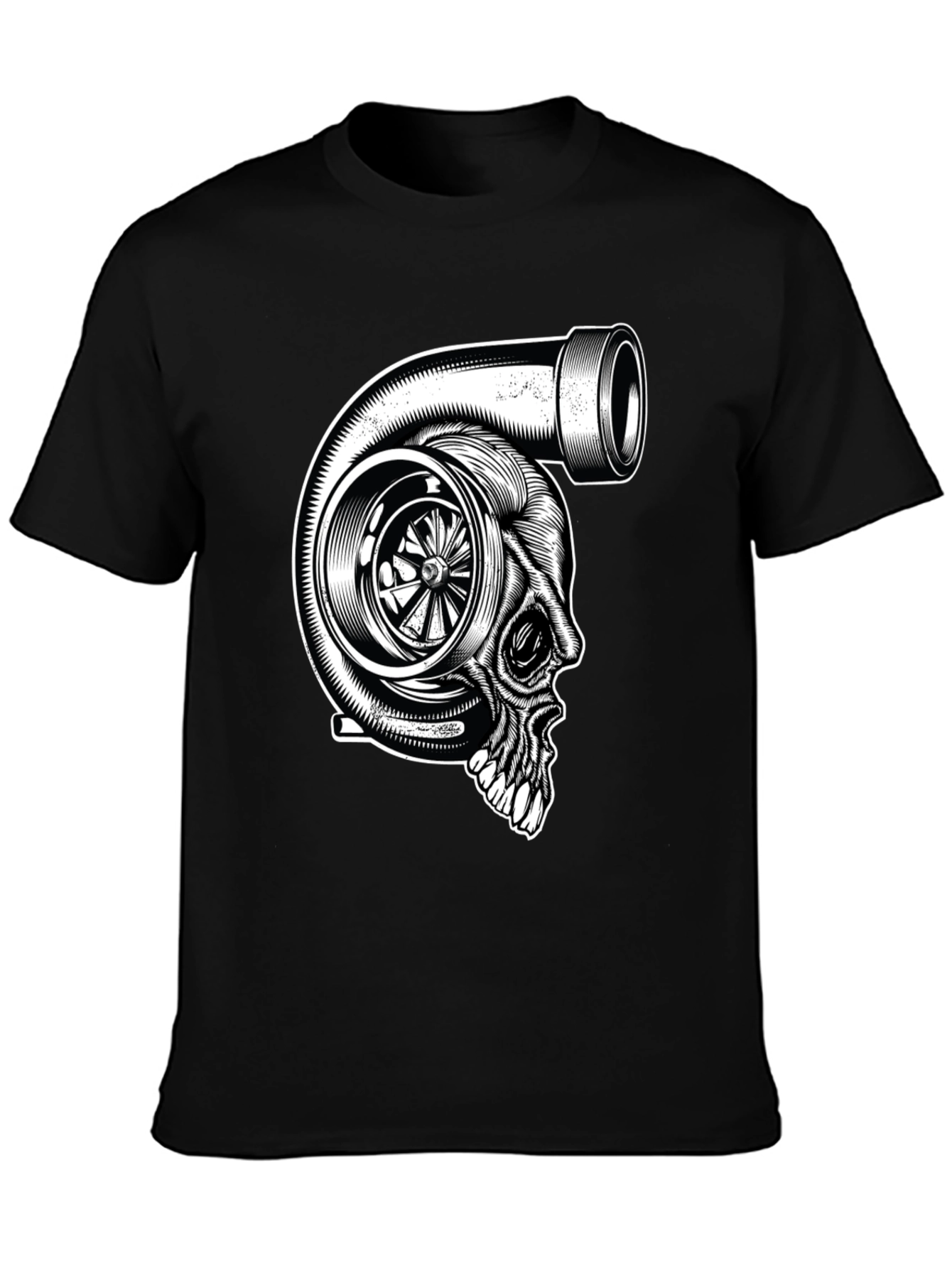 Turbo Skull Graphic Tee - Automotive Humor