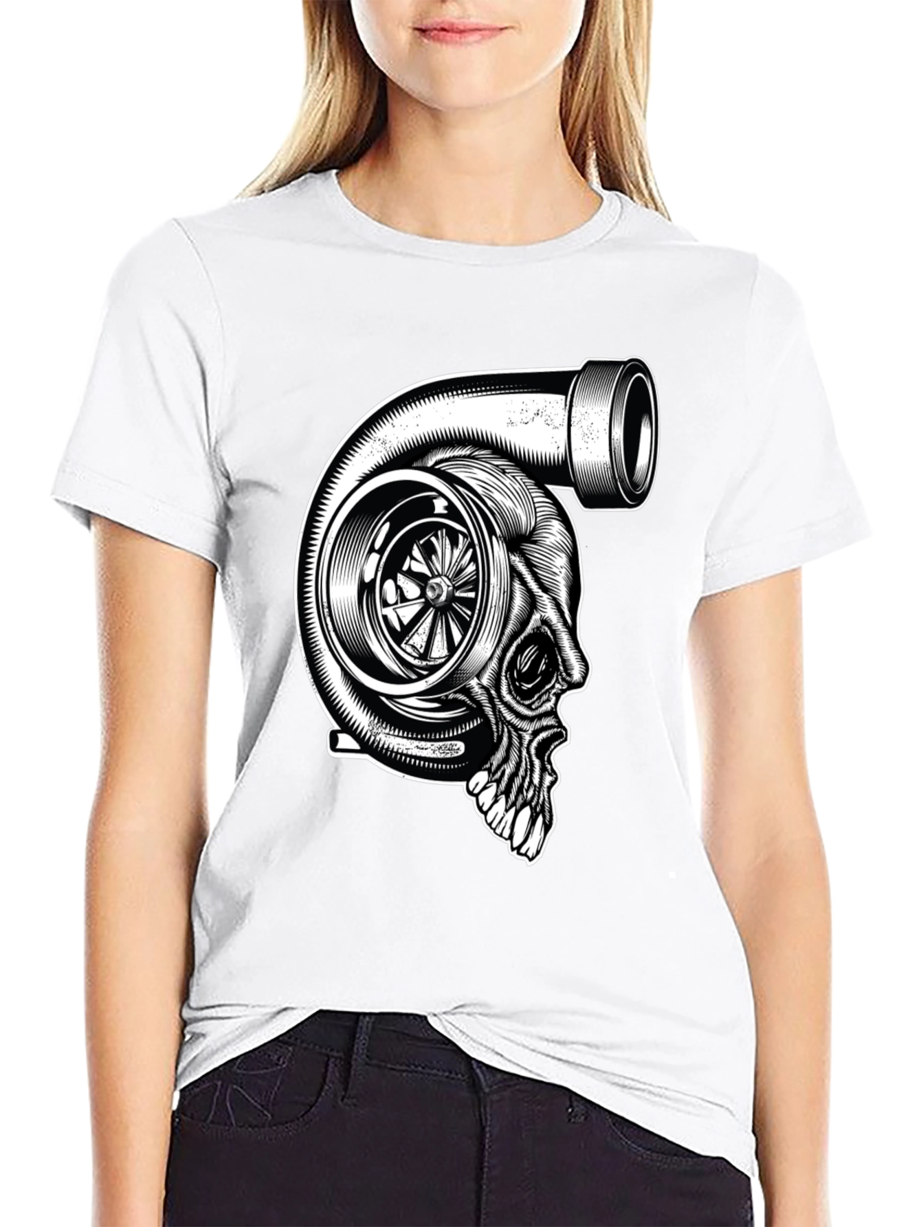 Turbo Skull Graphic Tee - Automotive Humor