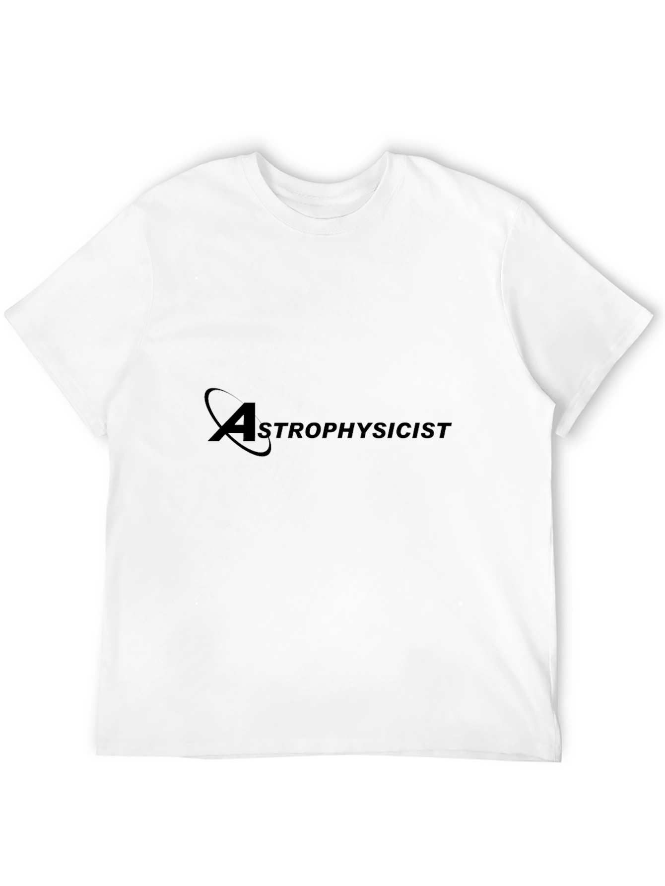 Astrophysicist Black Graphic T-Shirt - Science Apparel