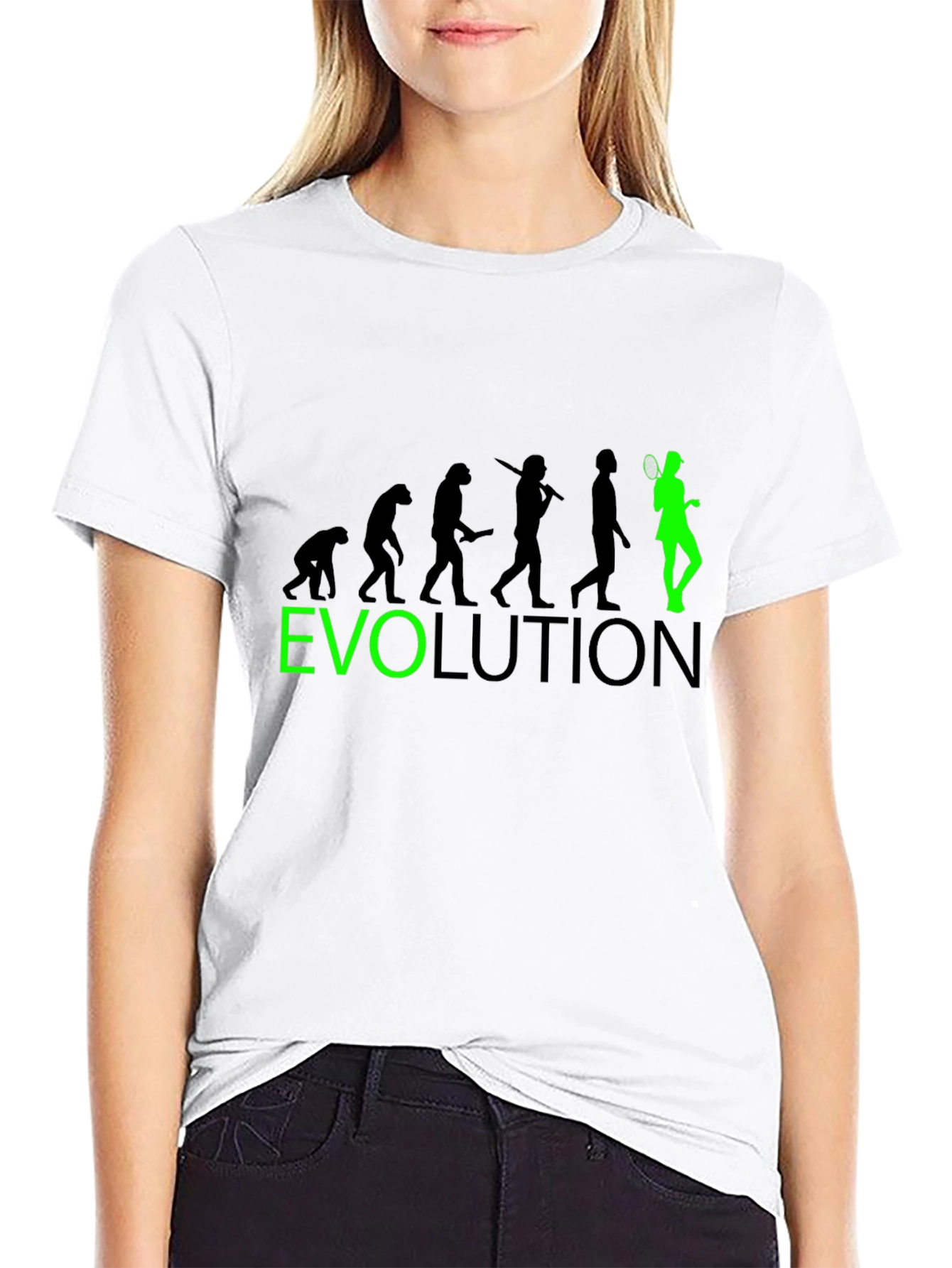 Evolution of Tennis Graphic Tee
