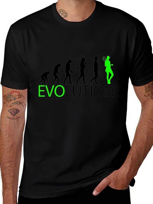 Evolution of Tennis Graphic Tee