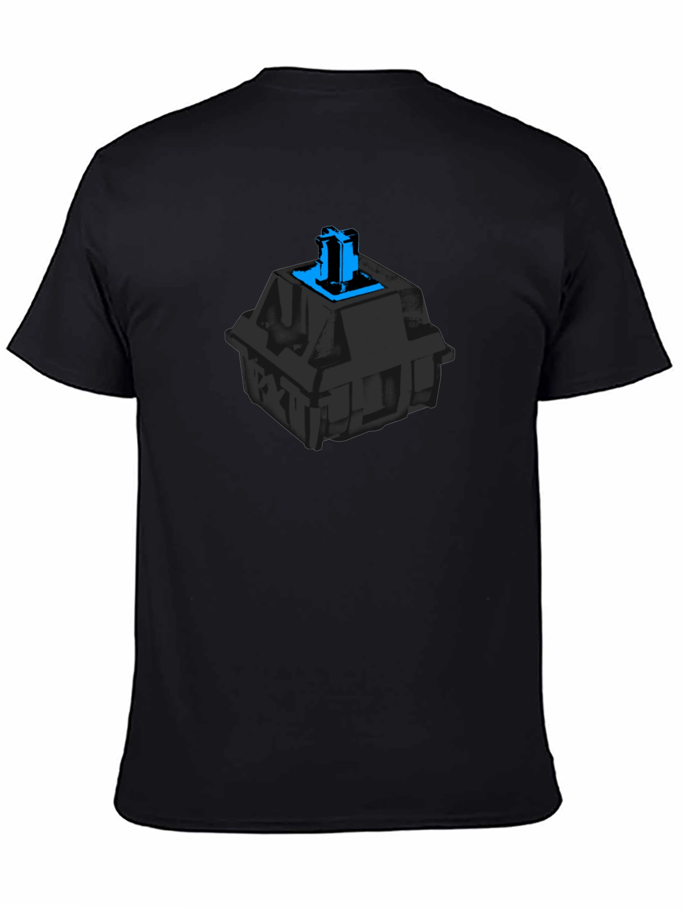 Mechanical Keyboard Switch Graphic Tee - Black