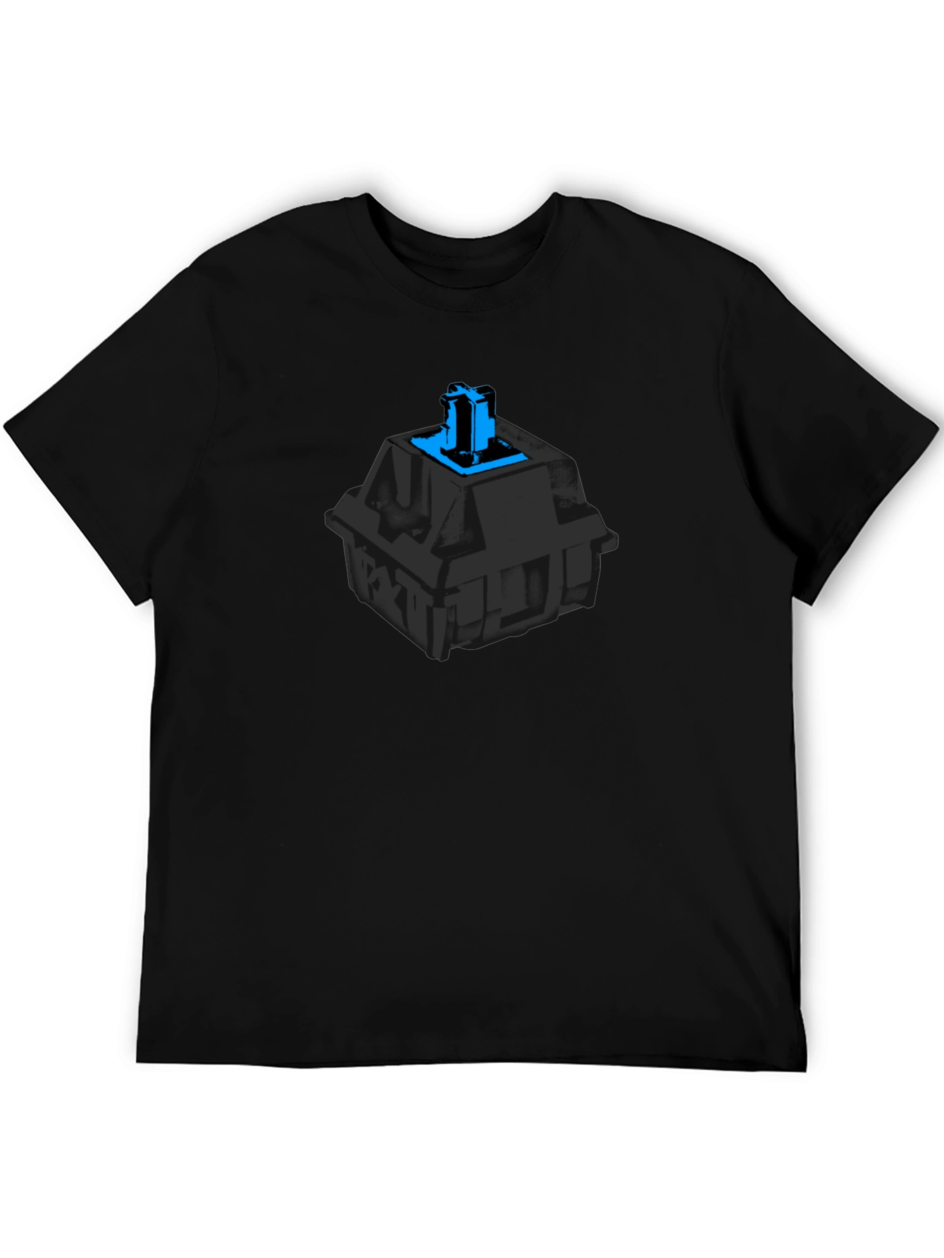 Mechanical Keyboard Switch Graphic Tee - Black