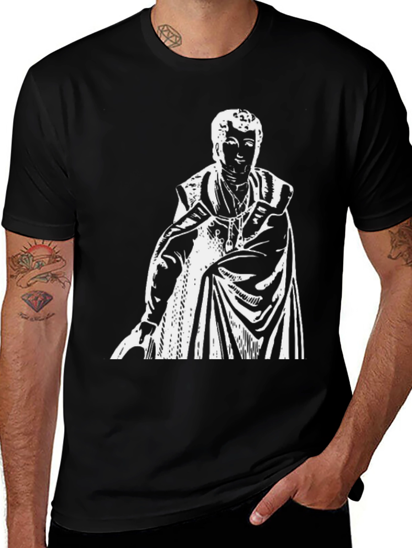 Cardinal Portrait Graphic T-Shirt