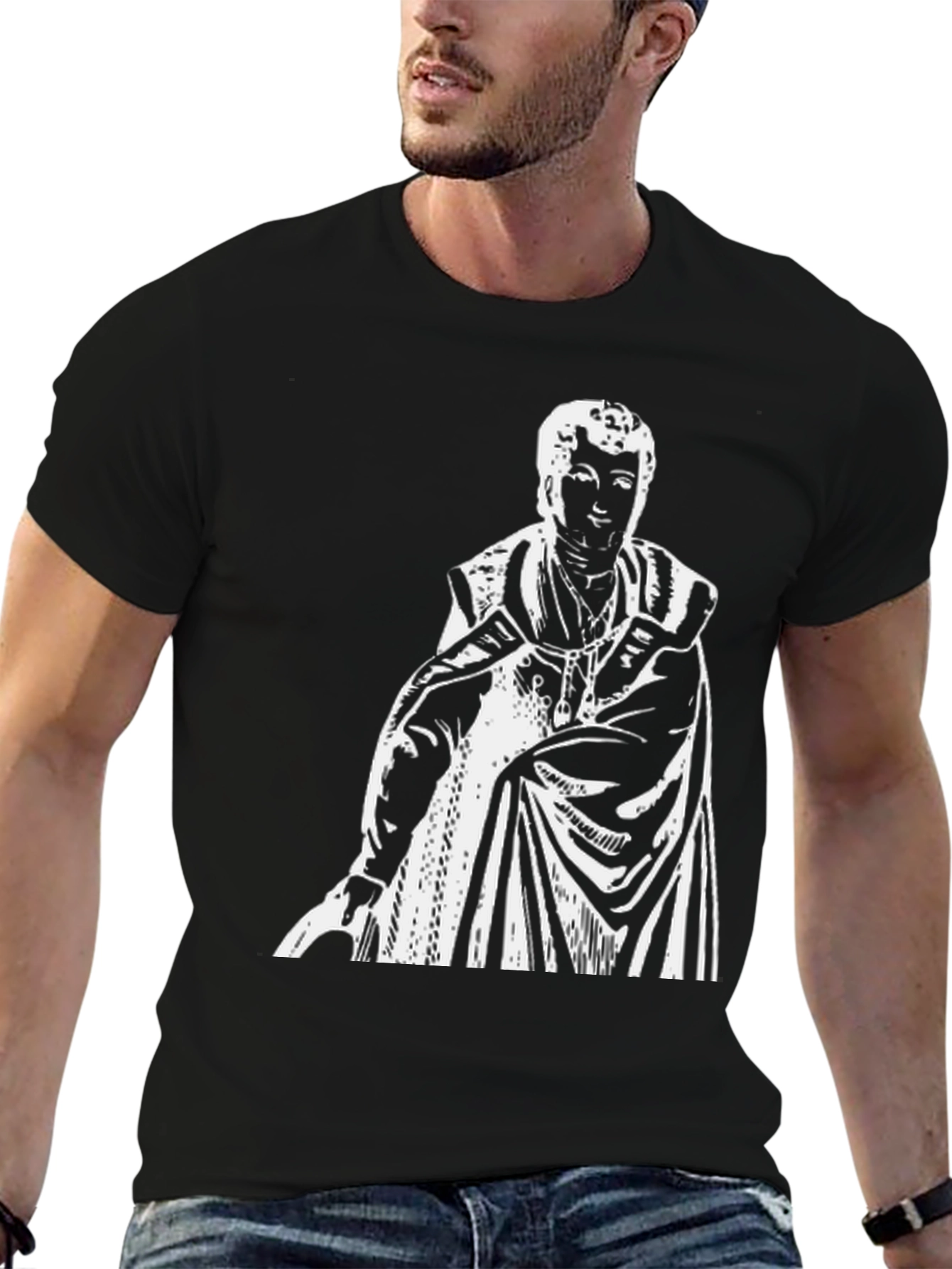 Cardinal Portrait Graphic T-Shirt