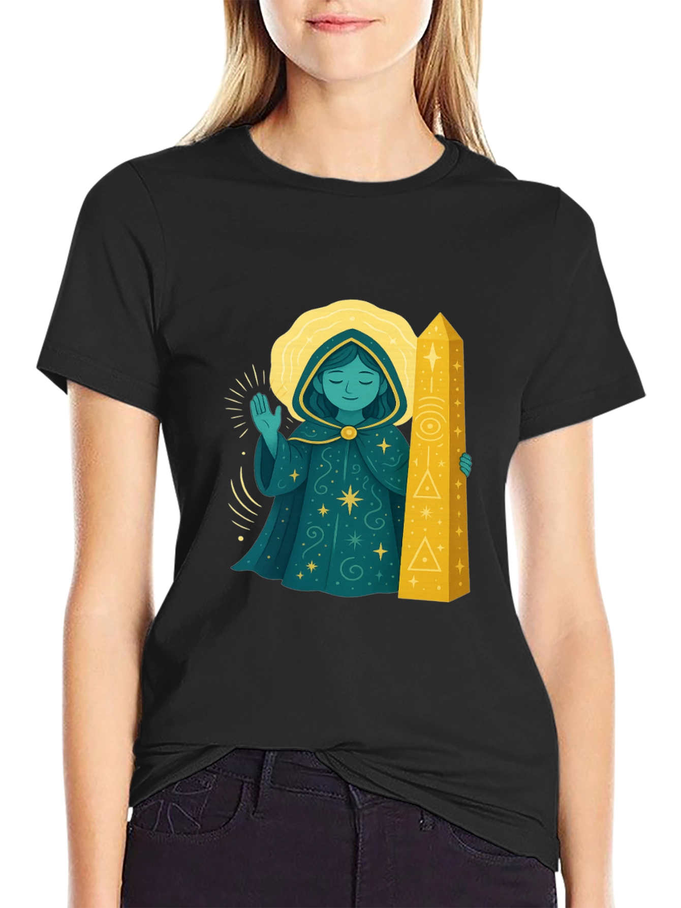 Mystical Mage Black T-Shirt