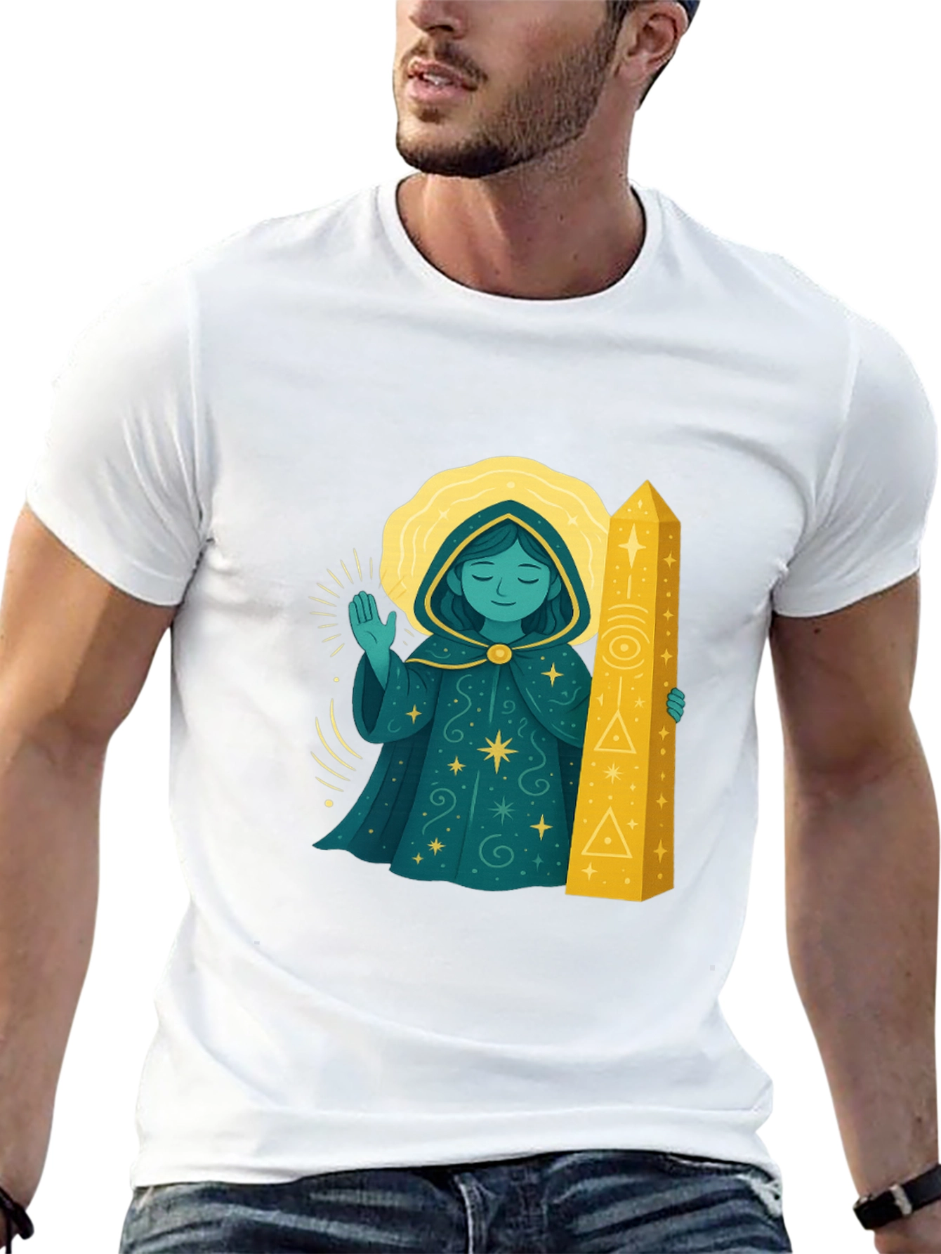 Mystical Mage Black T-Shirt