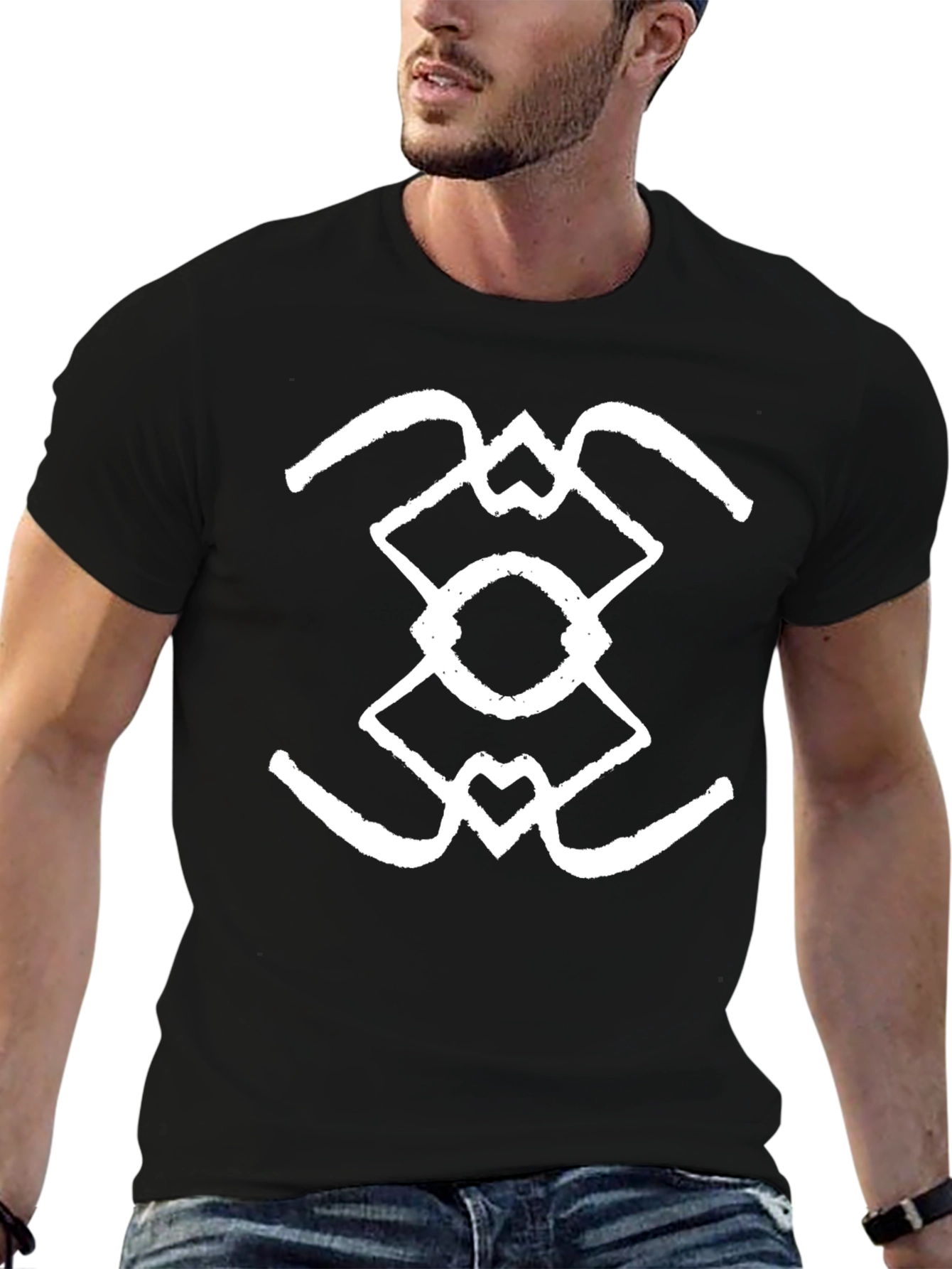 Abstract Graphic Print T-Shirt - Stylish & Unique