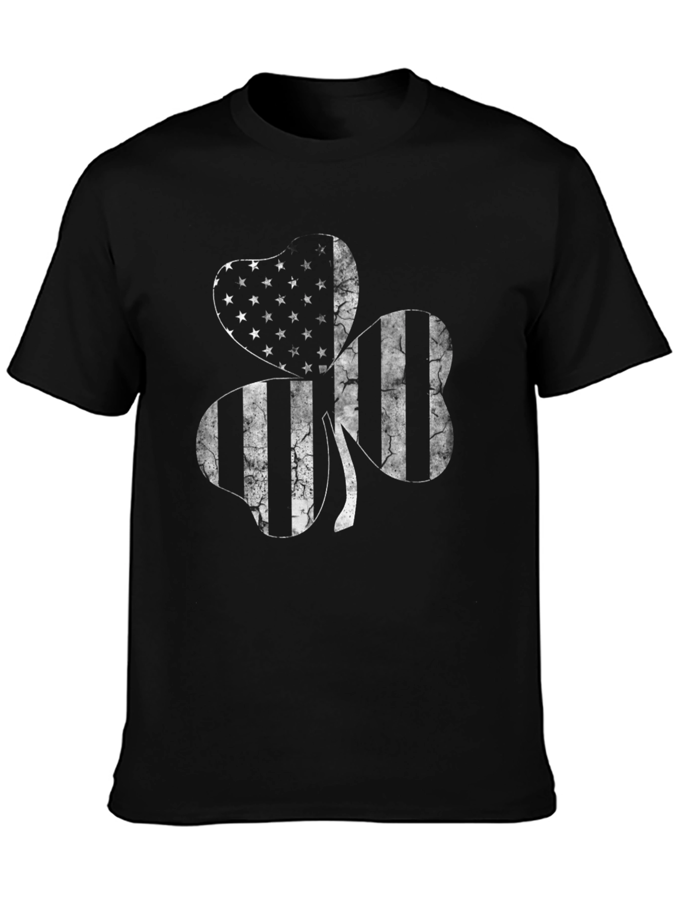 Irish American Flag Shamrock T-Shirt
