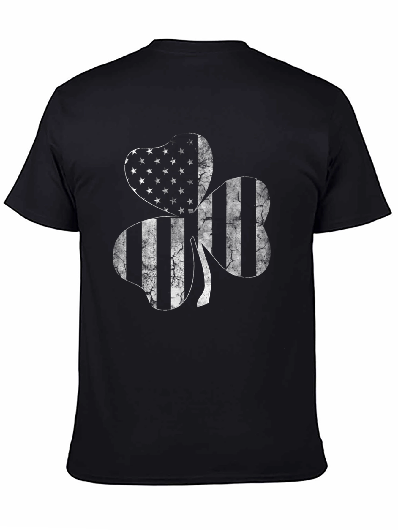 Irish American Flag Shamrock T-Shirt