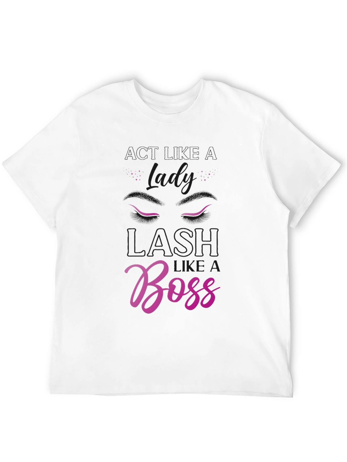 Lady Lash Like a Boss Black T-Shirt