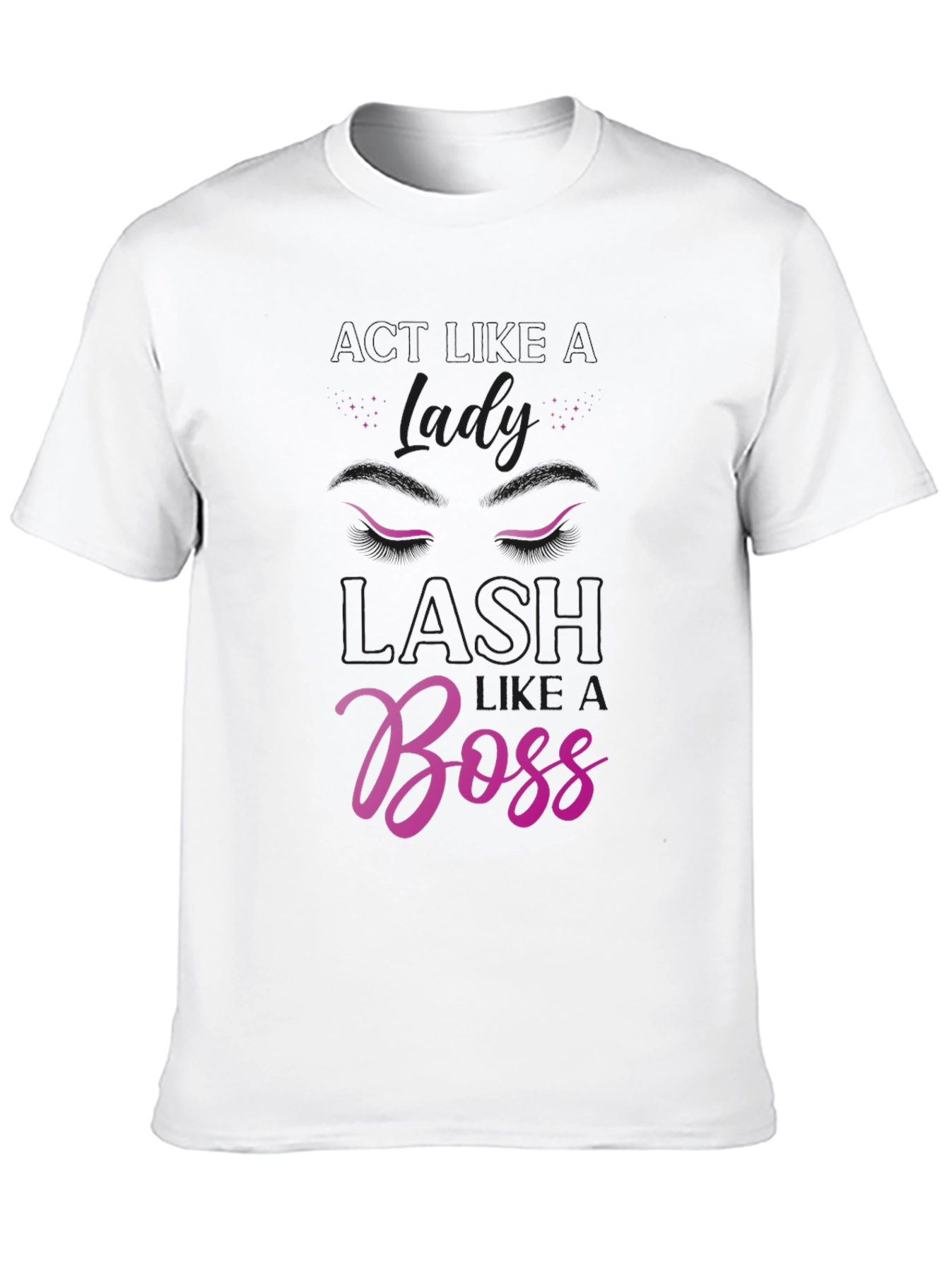 Lady Lash Like a Boss Black T-Shirt