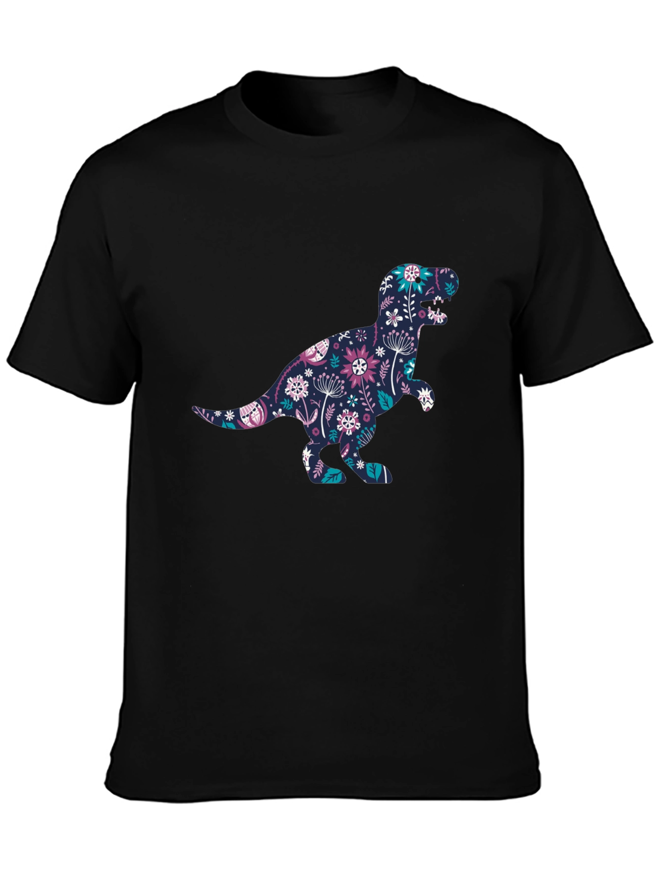 Floral Dinosaur Graphic Tee