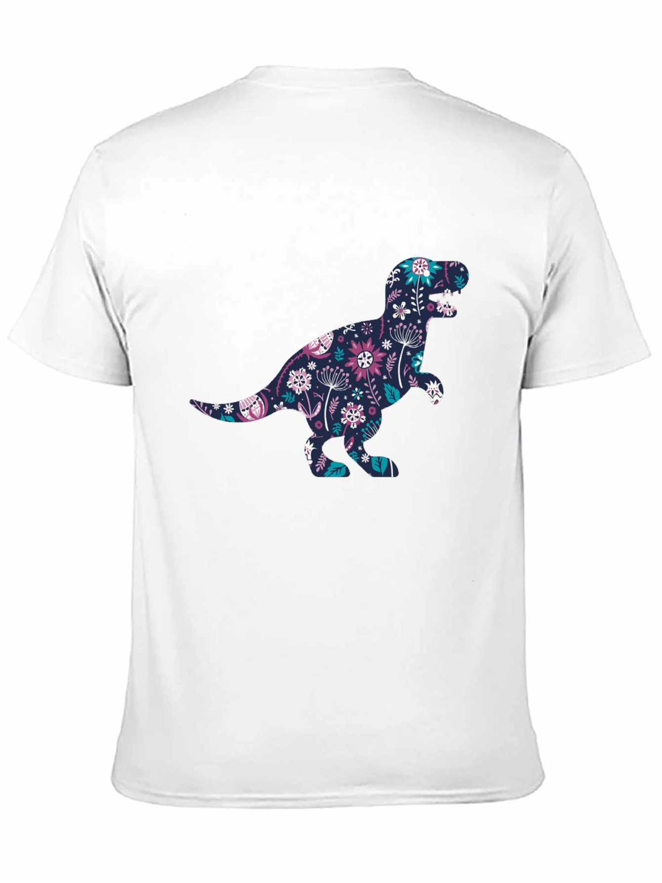 Floral Dinosaur Graphic Tee