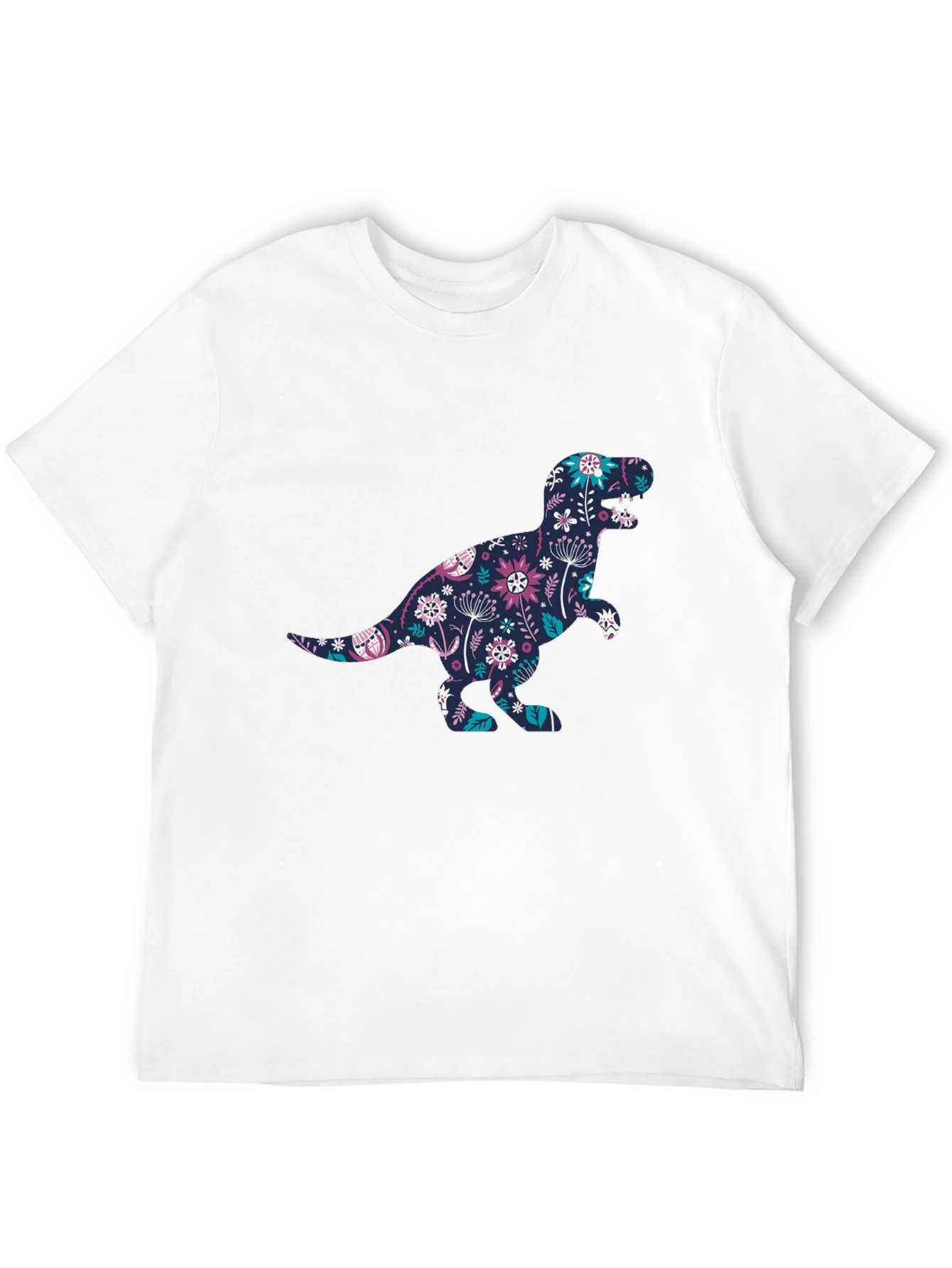Floral Dinosaur Graphic Tee