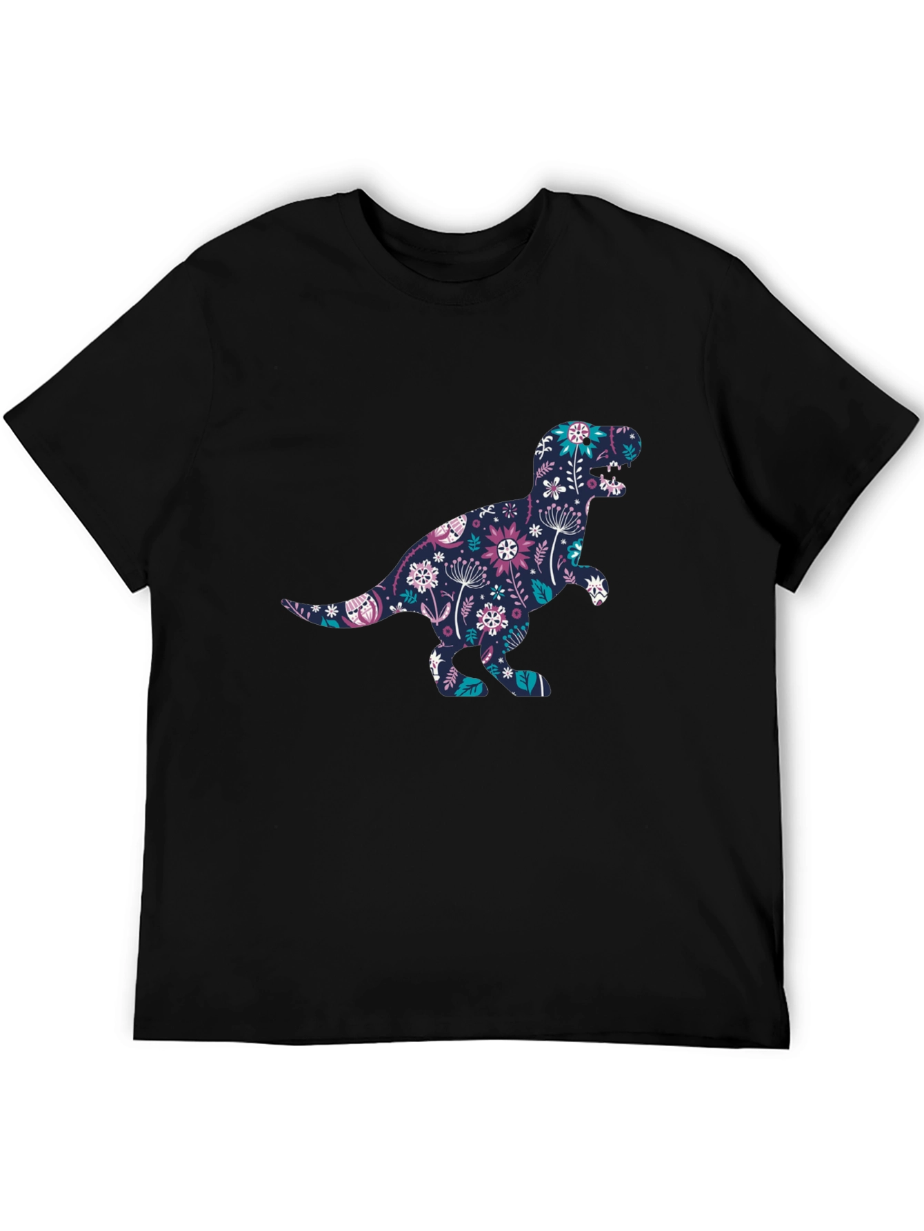 Floral Dinosaur Graphic Tee