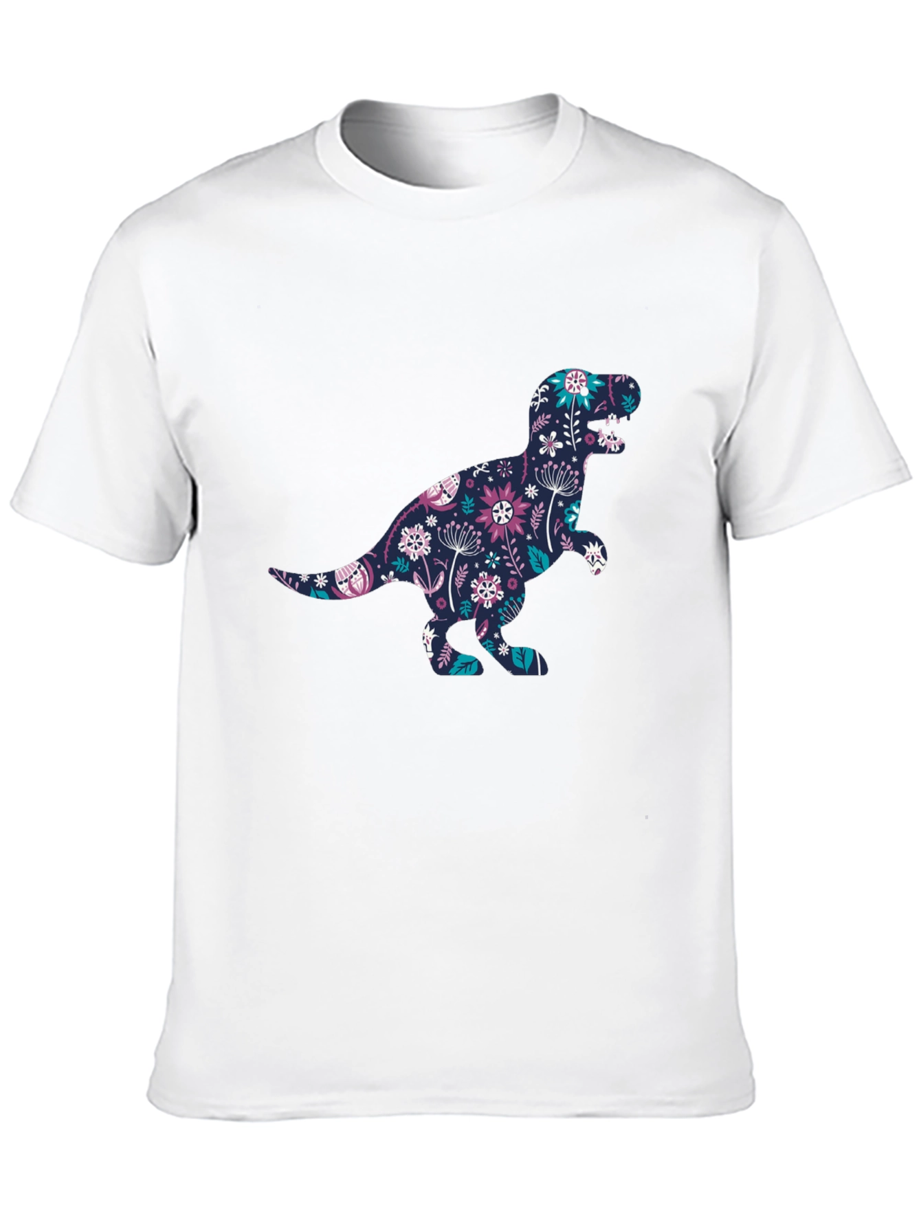 Floral Dinosaur Graphic Tee
