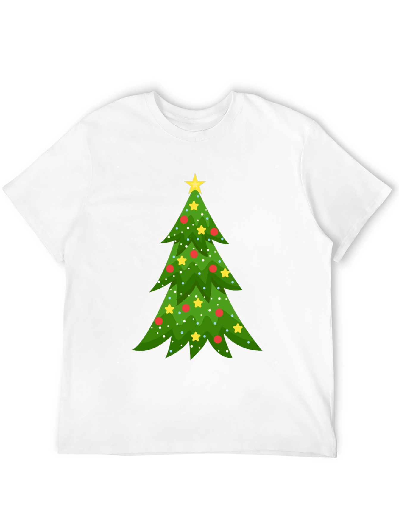 Festive Christmas Tree Graphic Tee - Holiday Spirit!