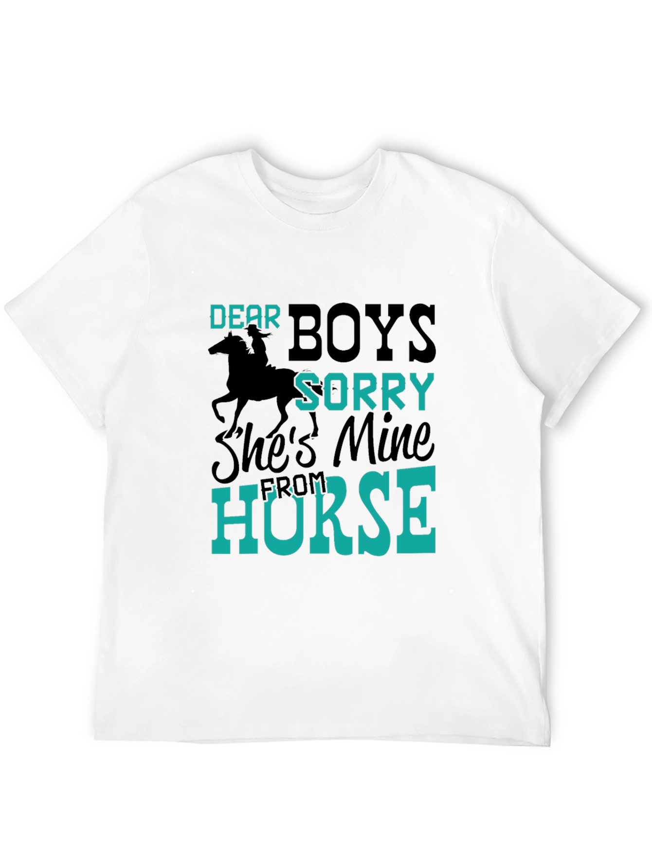 Funny Dear Boys Horse Lover T-Shirt