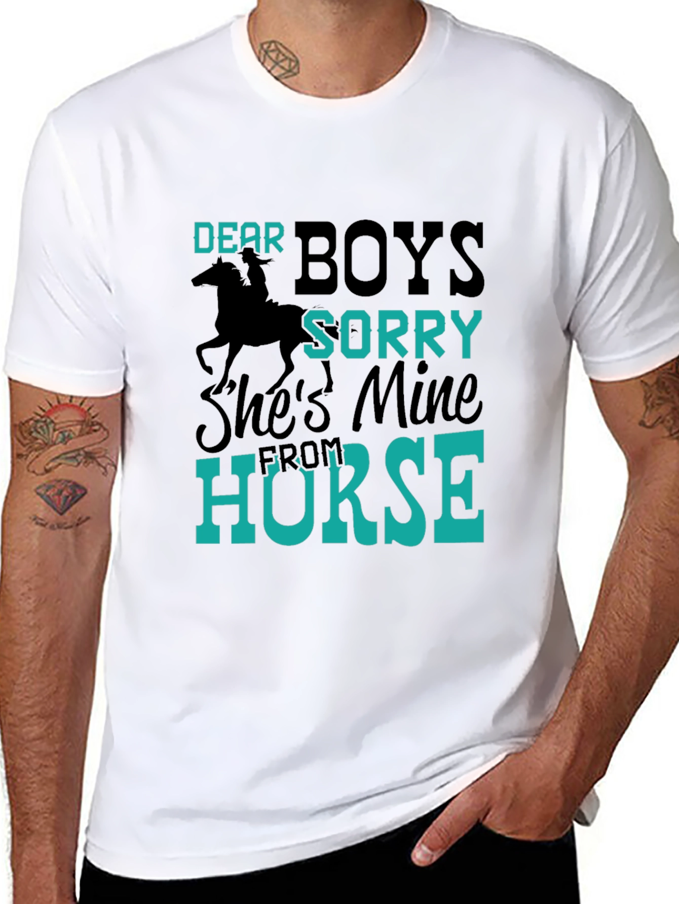 Funny Dear Boys Horse Lover T-Shirt