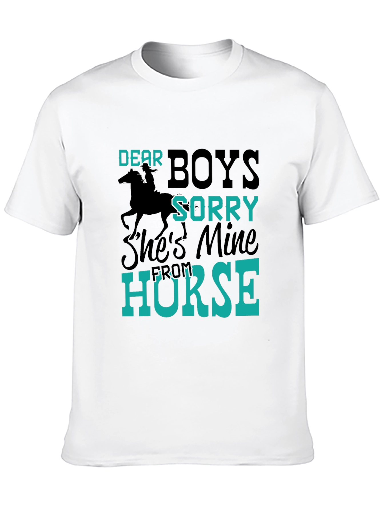 Funny Dear Boys Horse Lover T-Shirt