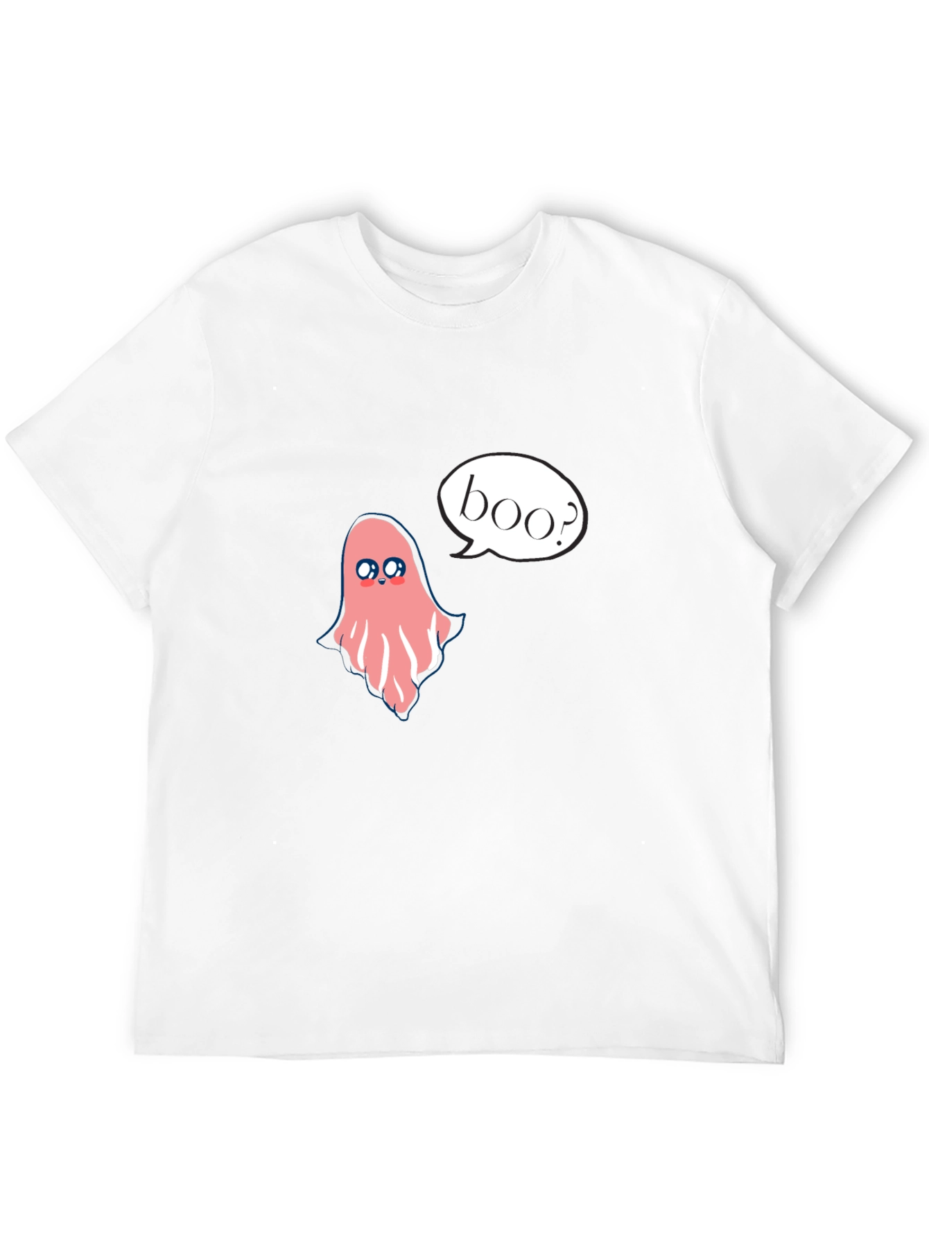 Boo Ghost T-Shirt - Cute Halloween Tee