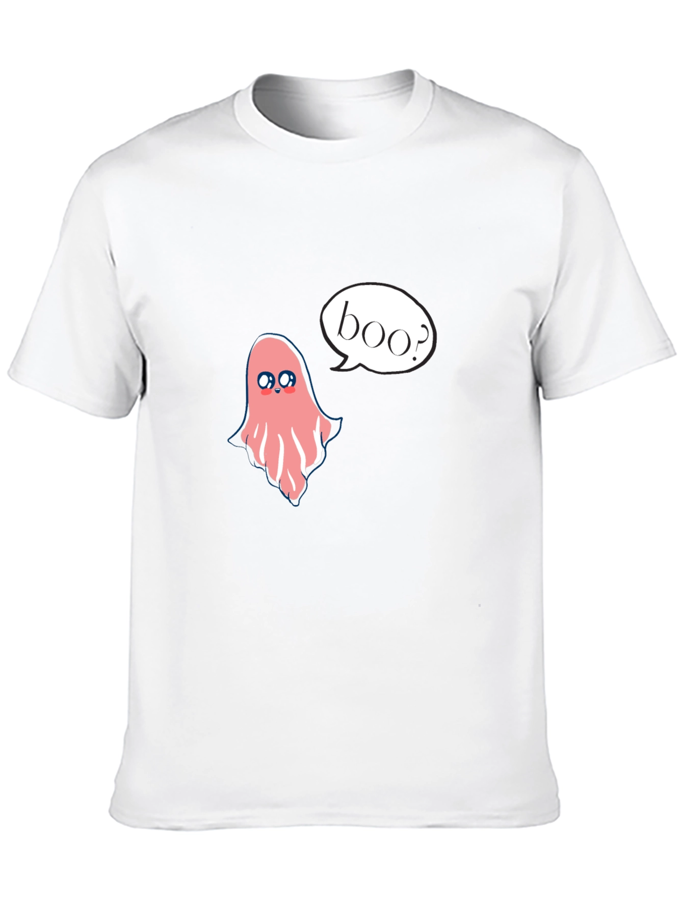 Boo Ghost T-Shirt - Cute Halloween Tee
