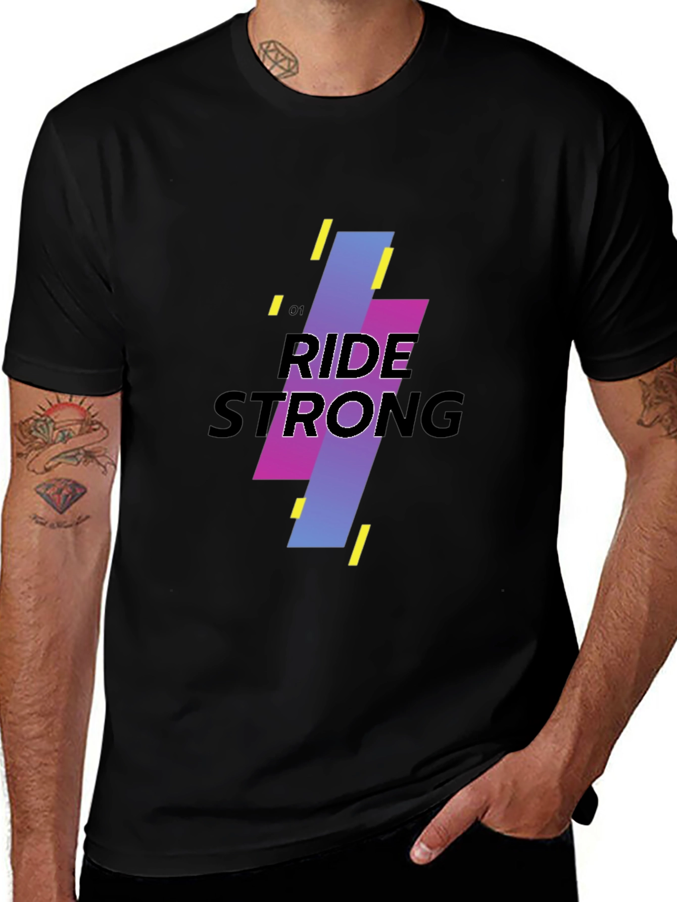 Ride Strong Black T-Shirt