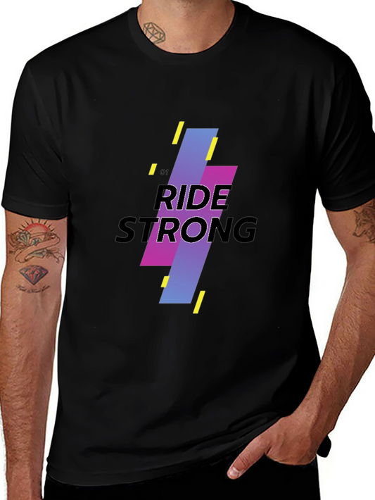 Ride Strong Black T-Shirt