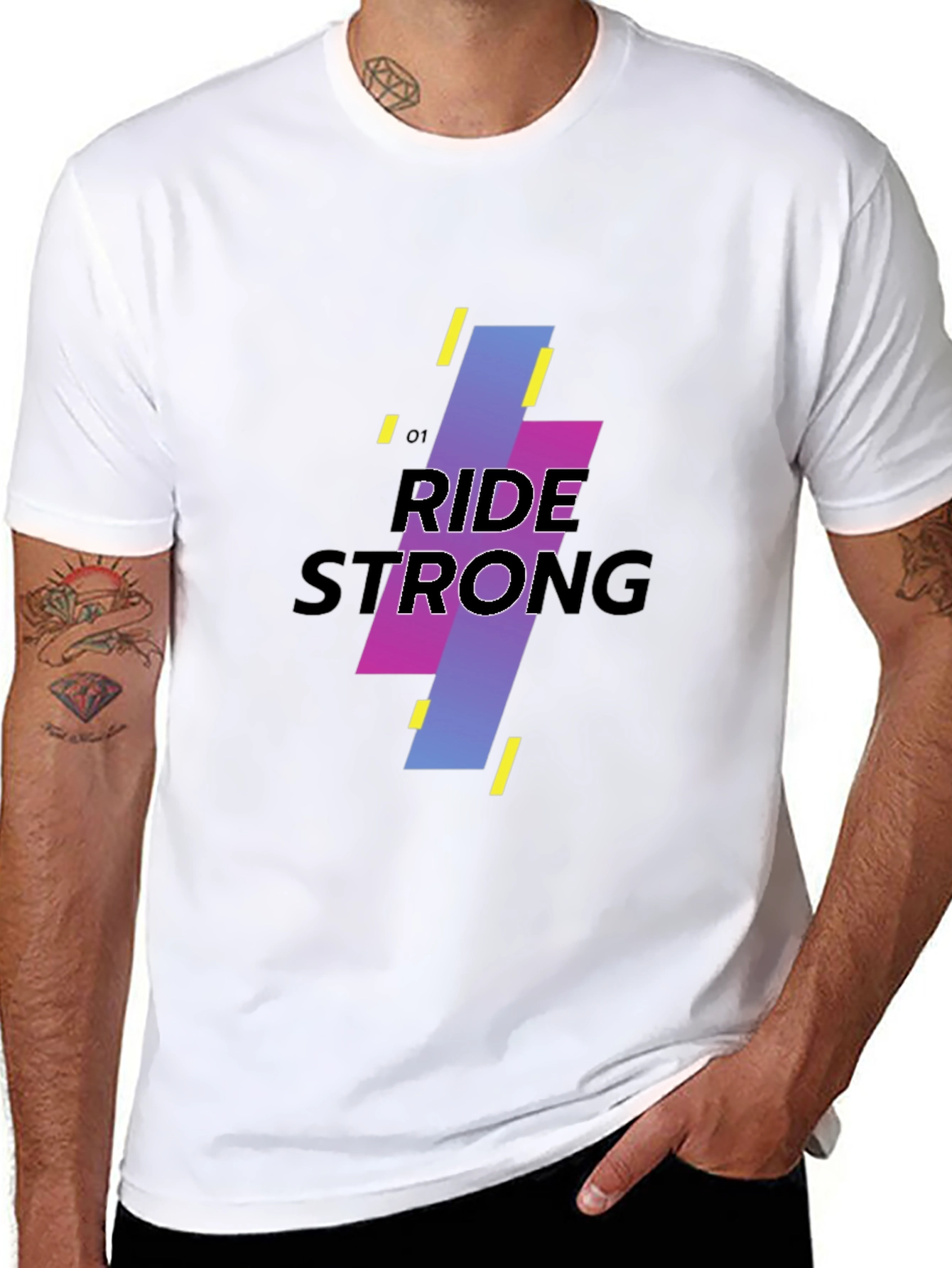 Ride Strong Black T-Shirt