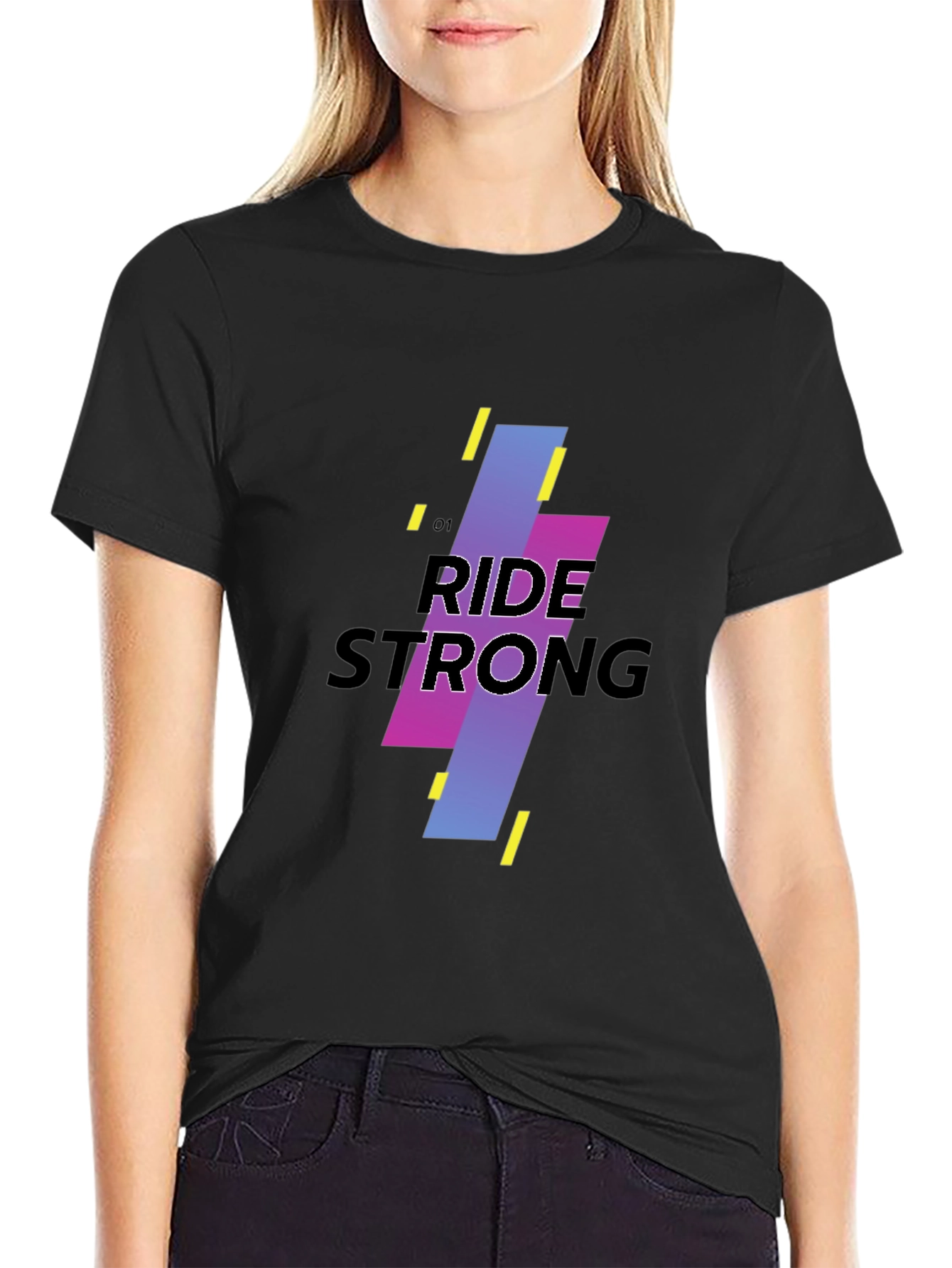Ride Strong Black T-Shirt
