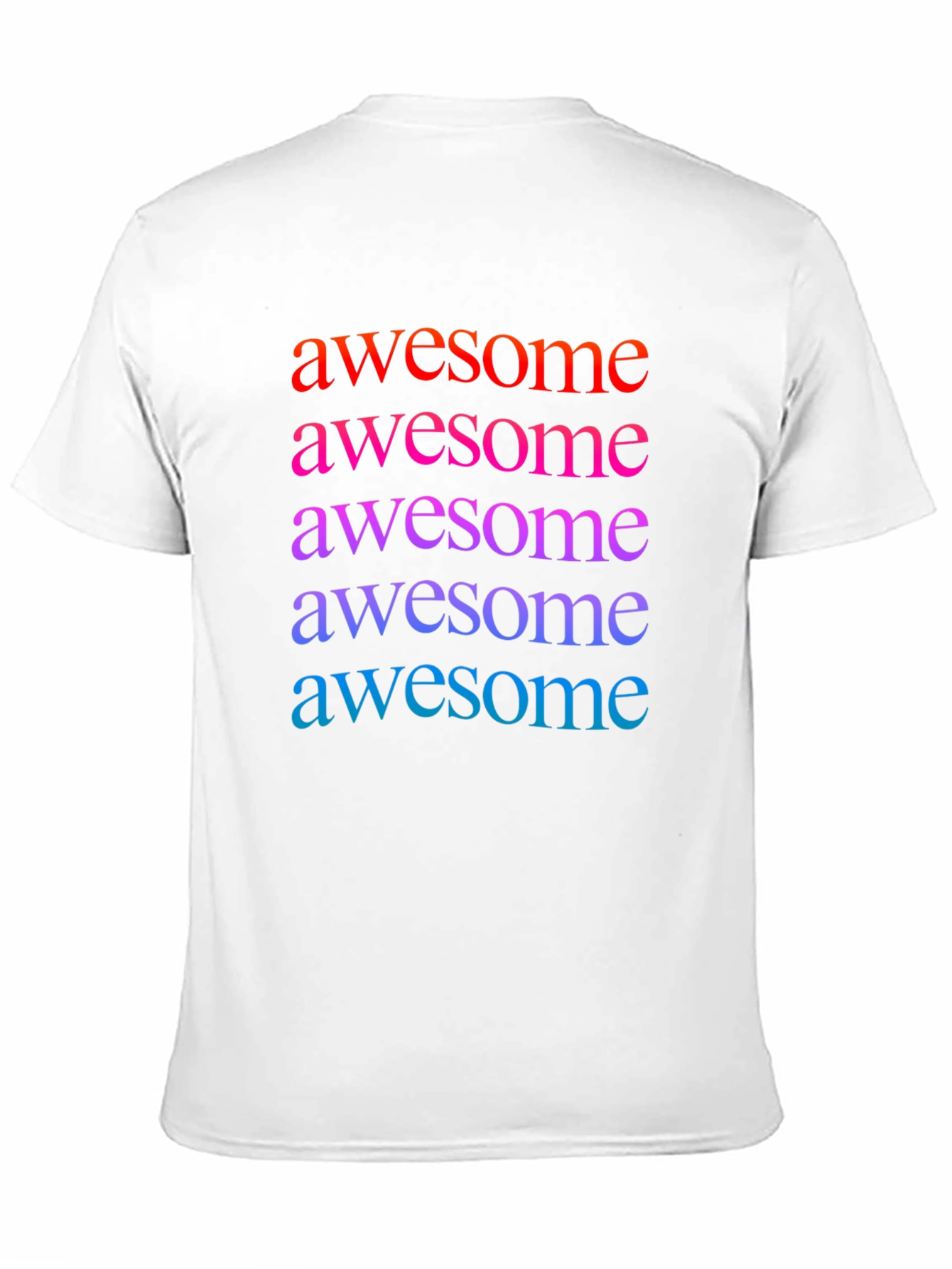 Awesome Graphic Print Mens Black T-Shirt