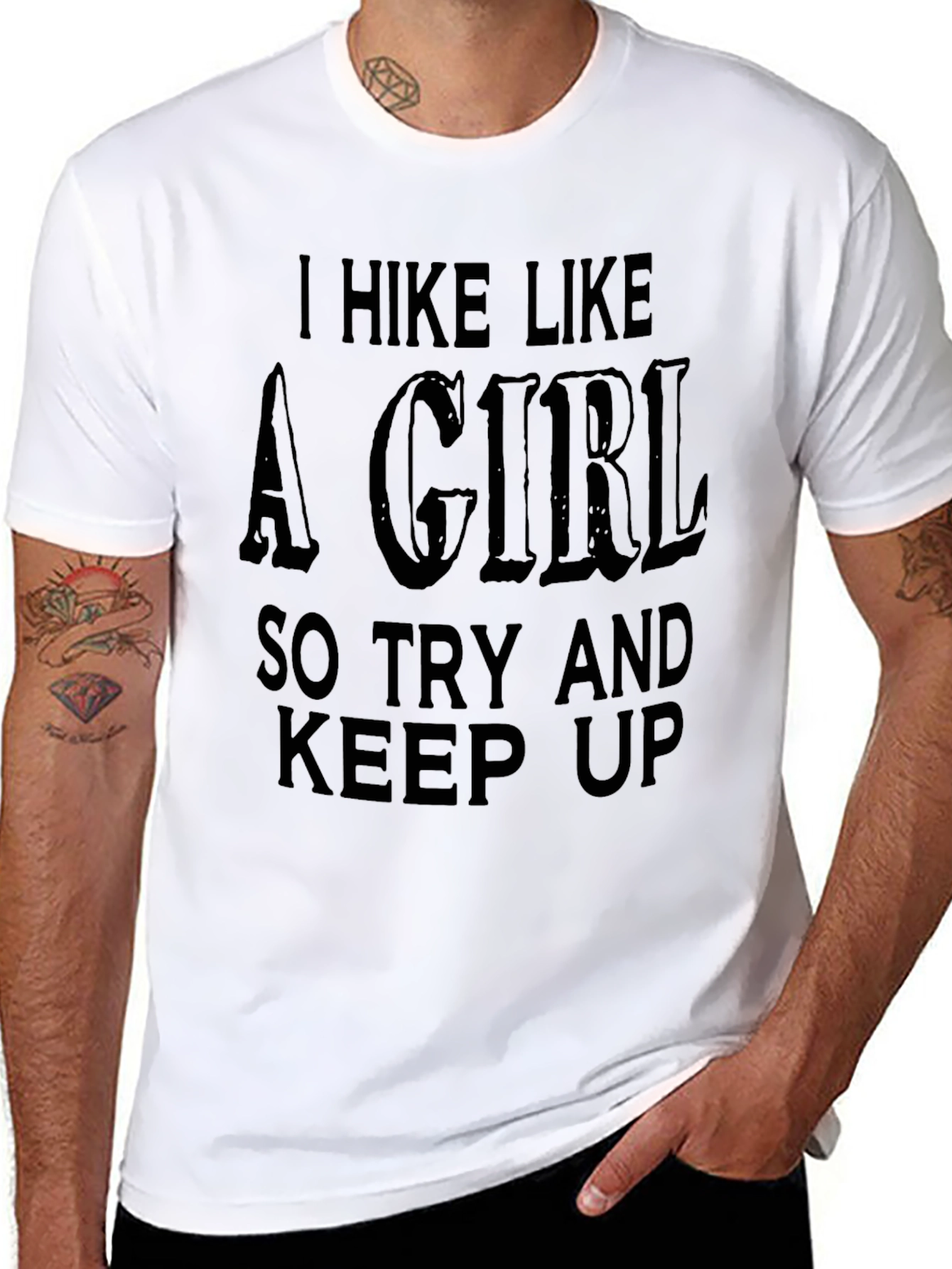 I Hike Like a Girl Tee