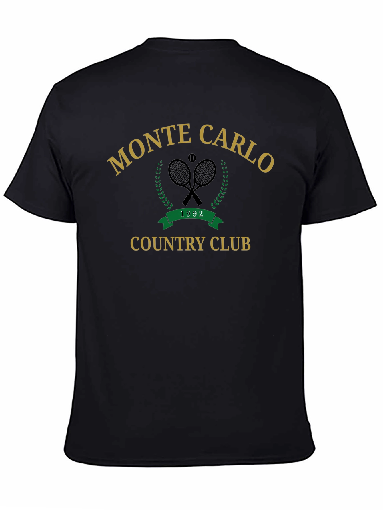 Monte Carlo Country Club Black T-Shirt