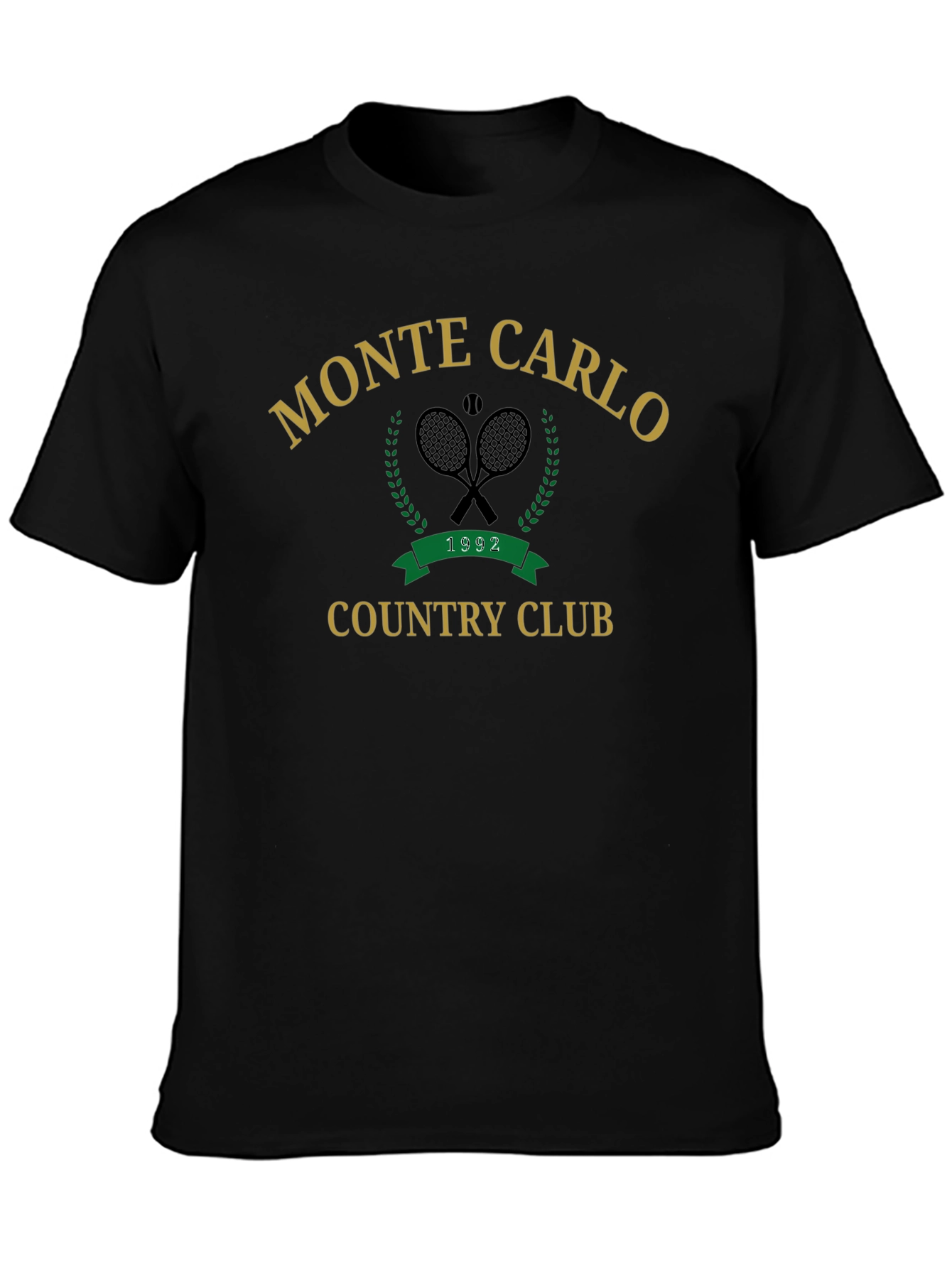 Monte Carlo Country Club Black T-Shirt