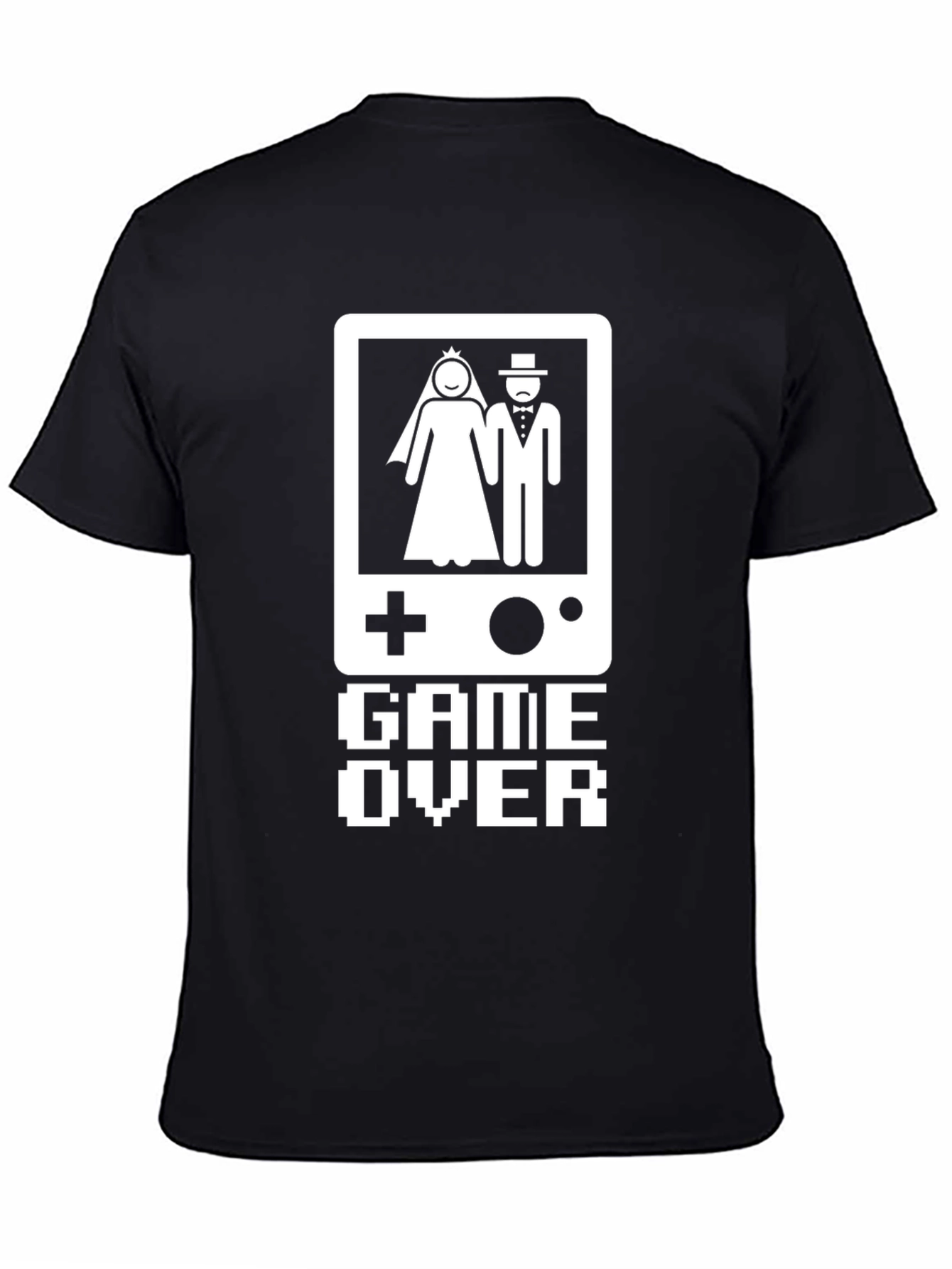 Game Over Wedding T-Shirt - Gamer Couple Tee