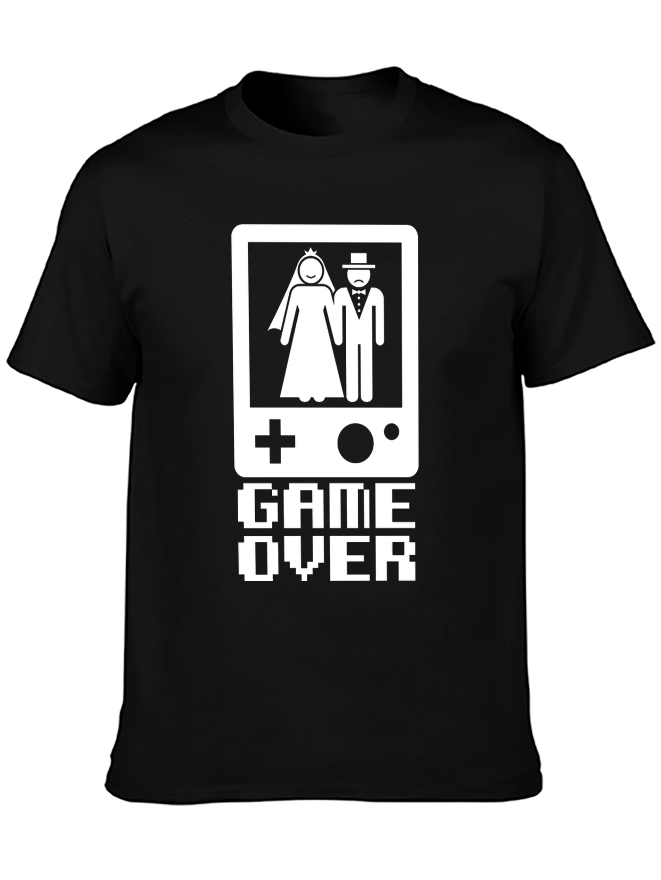 Game Over Wedding T-Shirt - Gamer Couple Tee