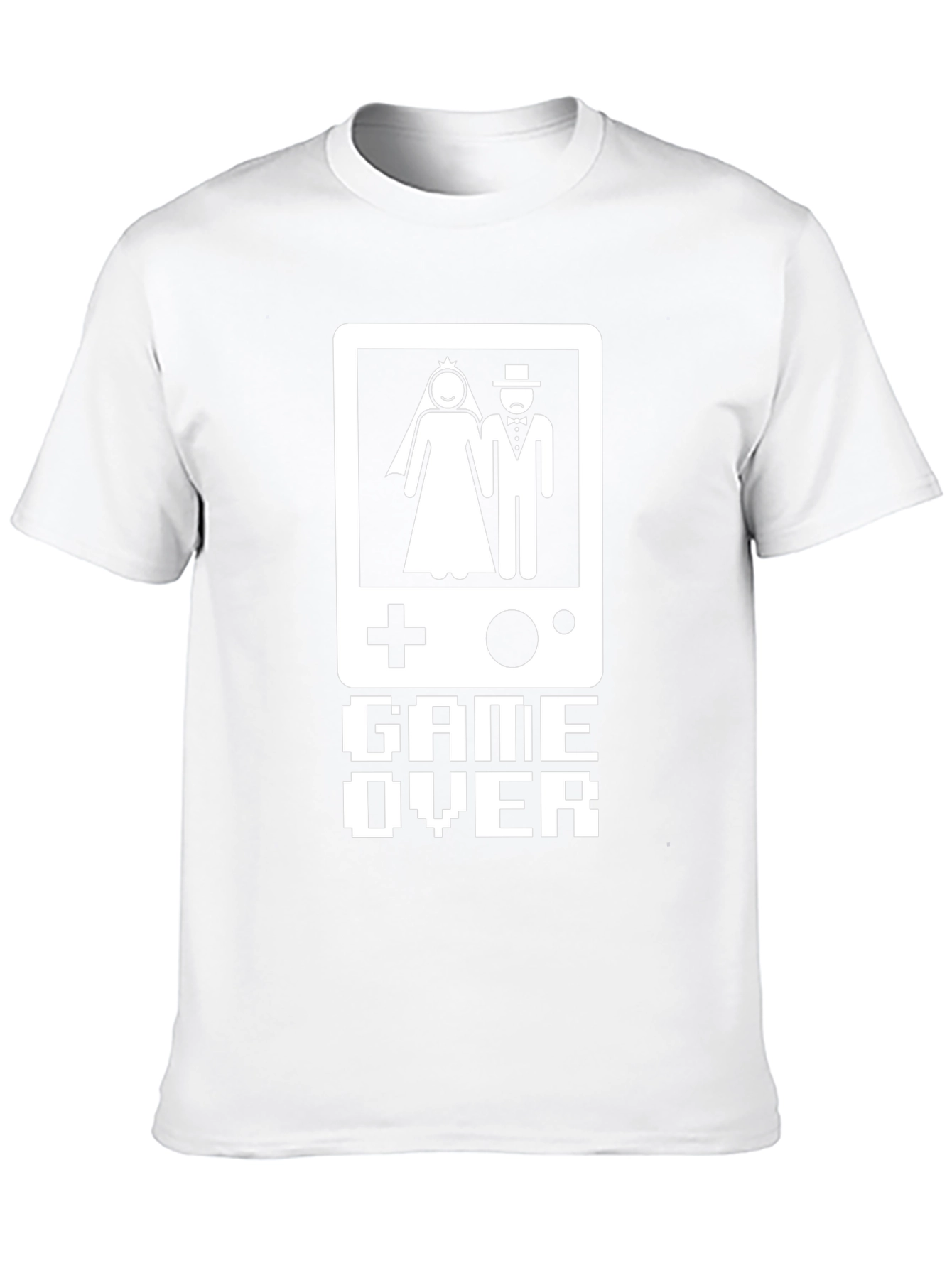 Game Over Wedding T-Shirt - Gamer Couple Tee