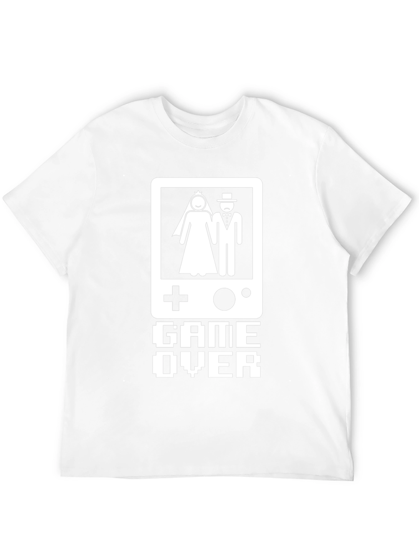 Game Over Wedding T-Shirt - Gamer Couple Tee
