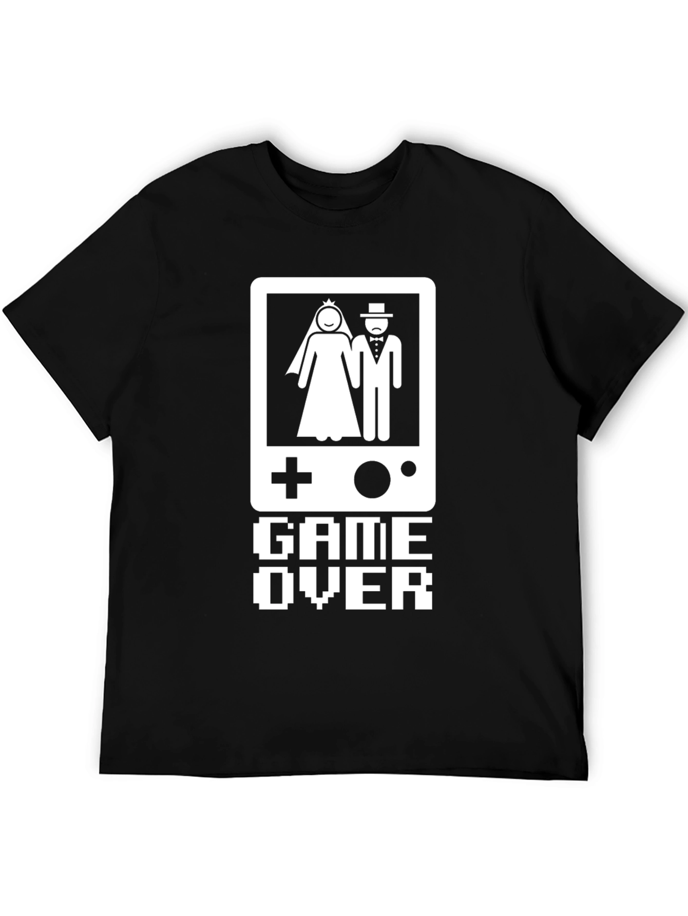 Game Over Wedding T-Shirt - Gamer Couple Tee