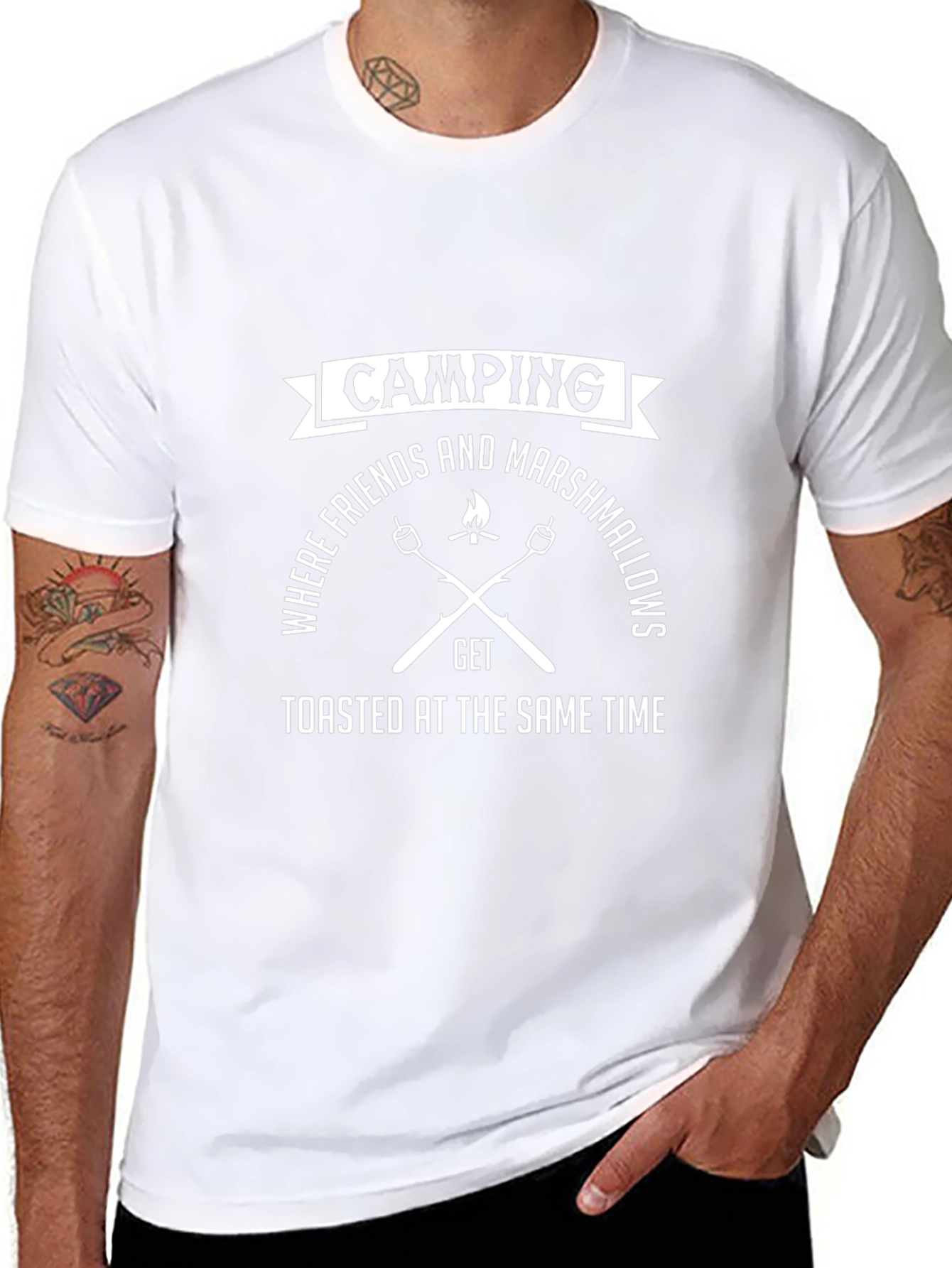 Camping Friends & Marshmallows T-Shirt