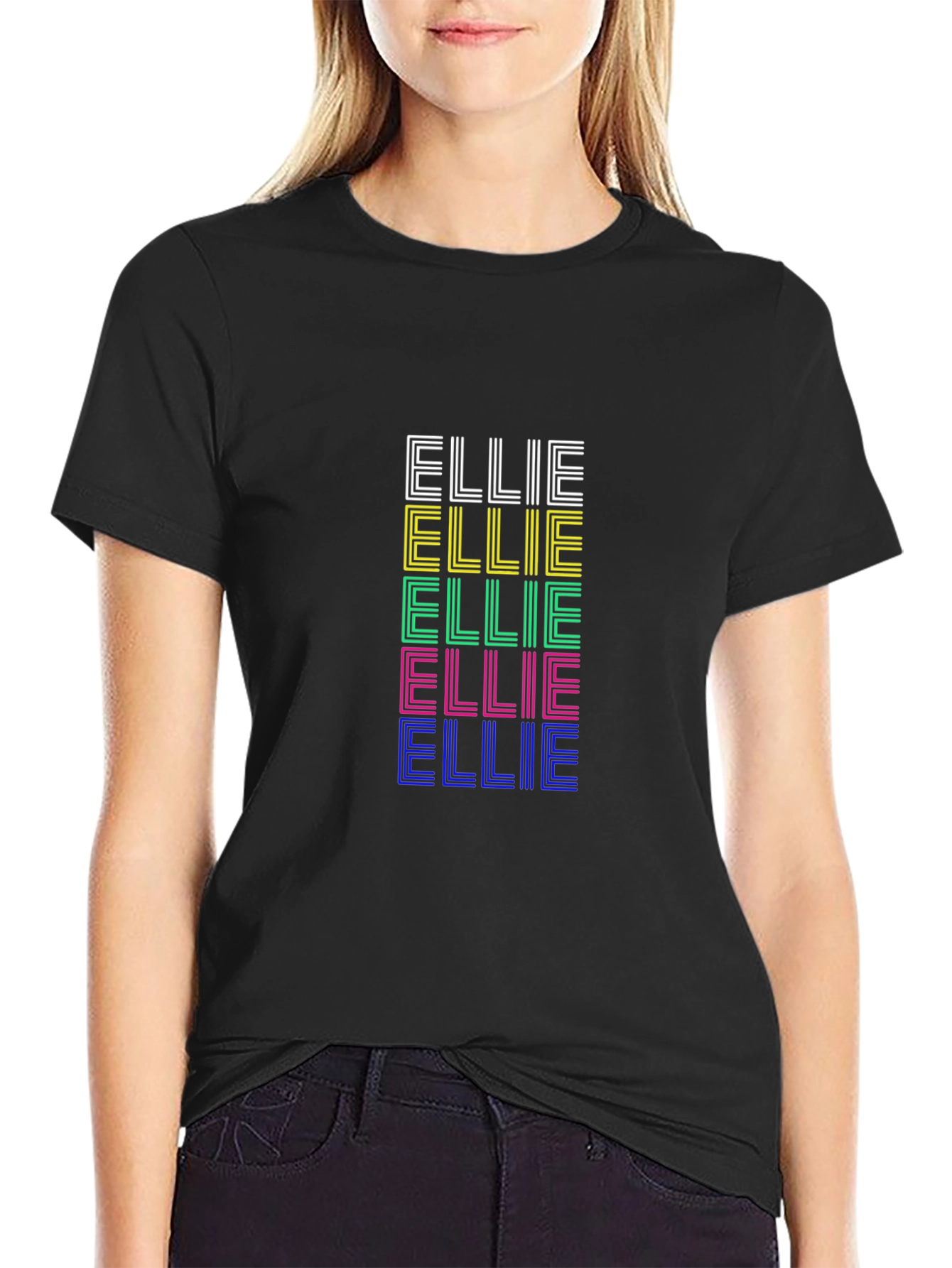 Retro Ellie Colorful T-Shirt