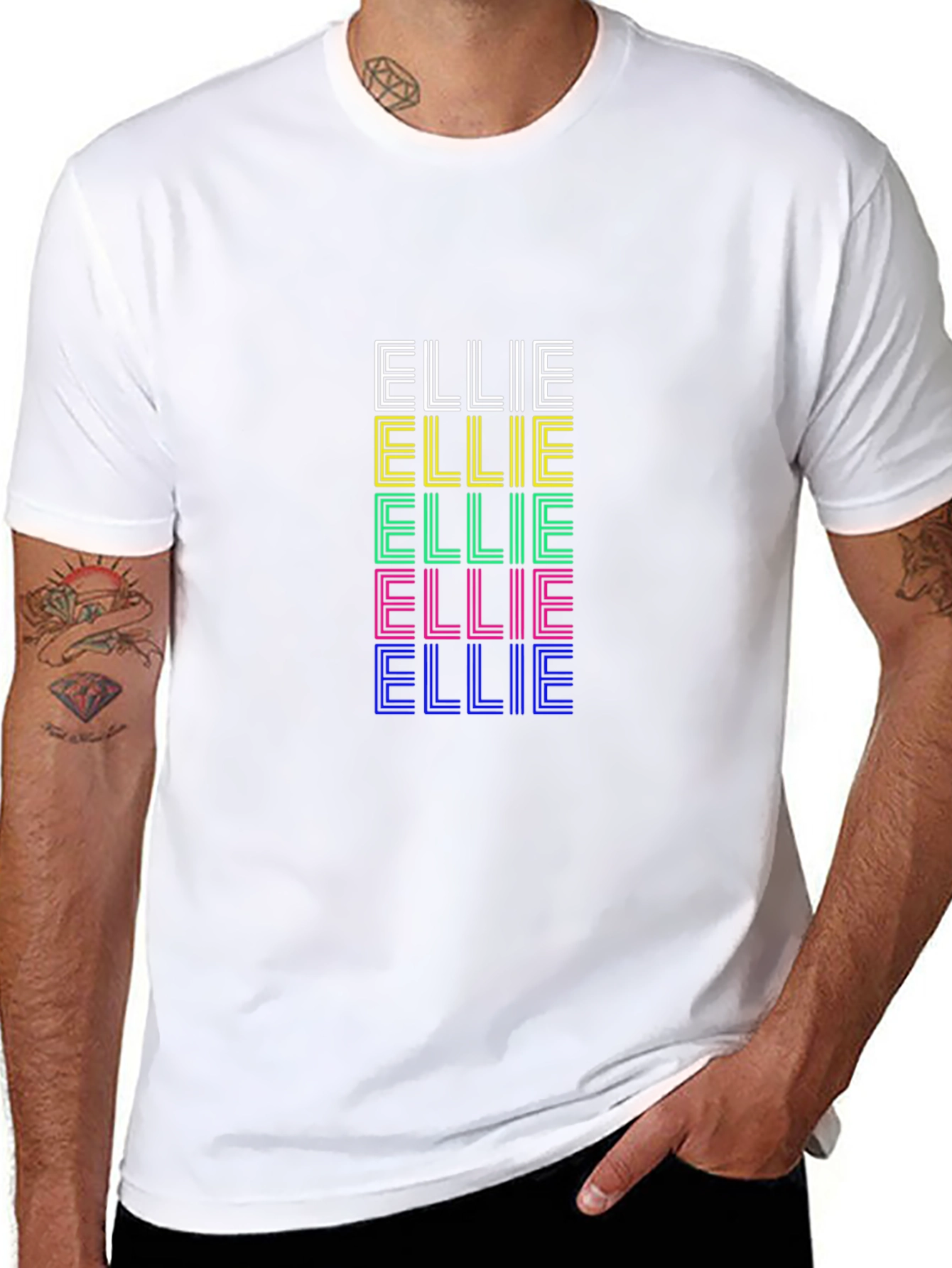 Retro Ellie Colorful T-Shirt